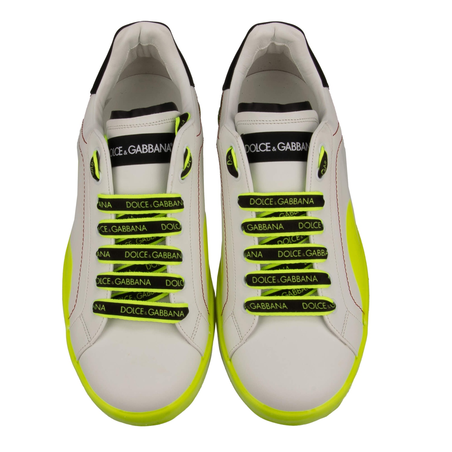DOLCE & GABBANA DG Logo Man Sneaker Shoes PORTOFINO White