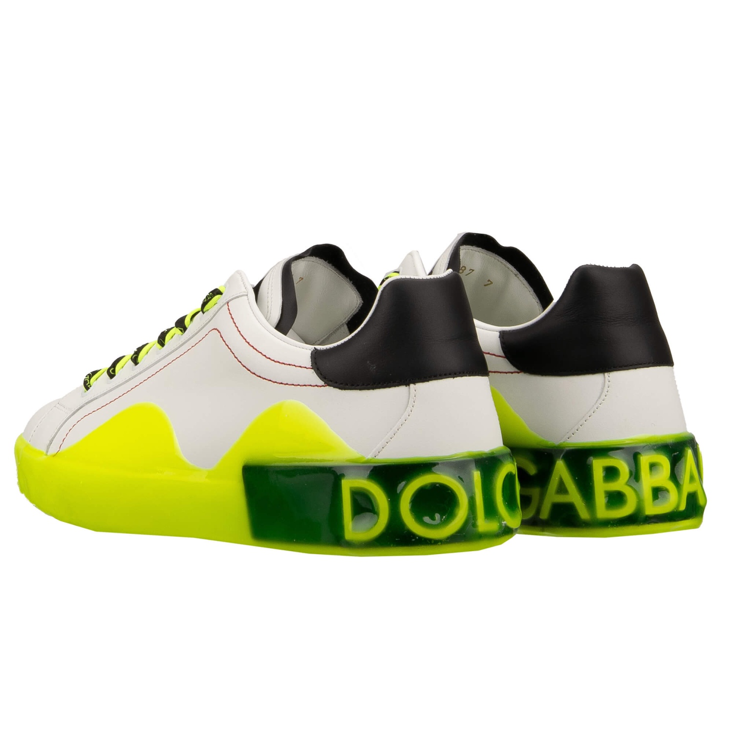 DOLCE & GABBANA DG Logo Man Sneaker Shoes PORTOFINO White