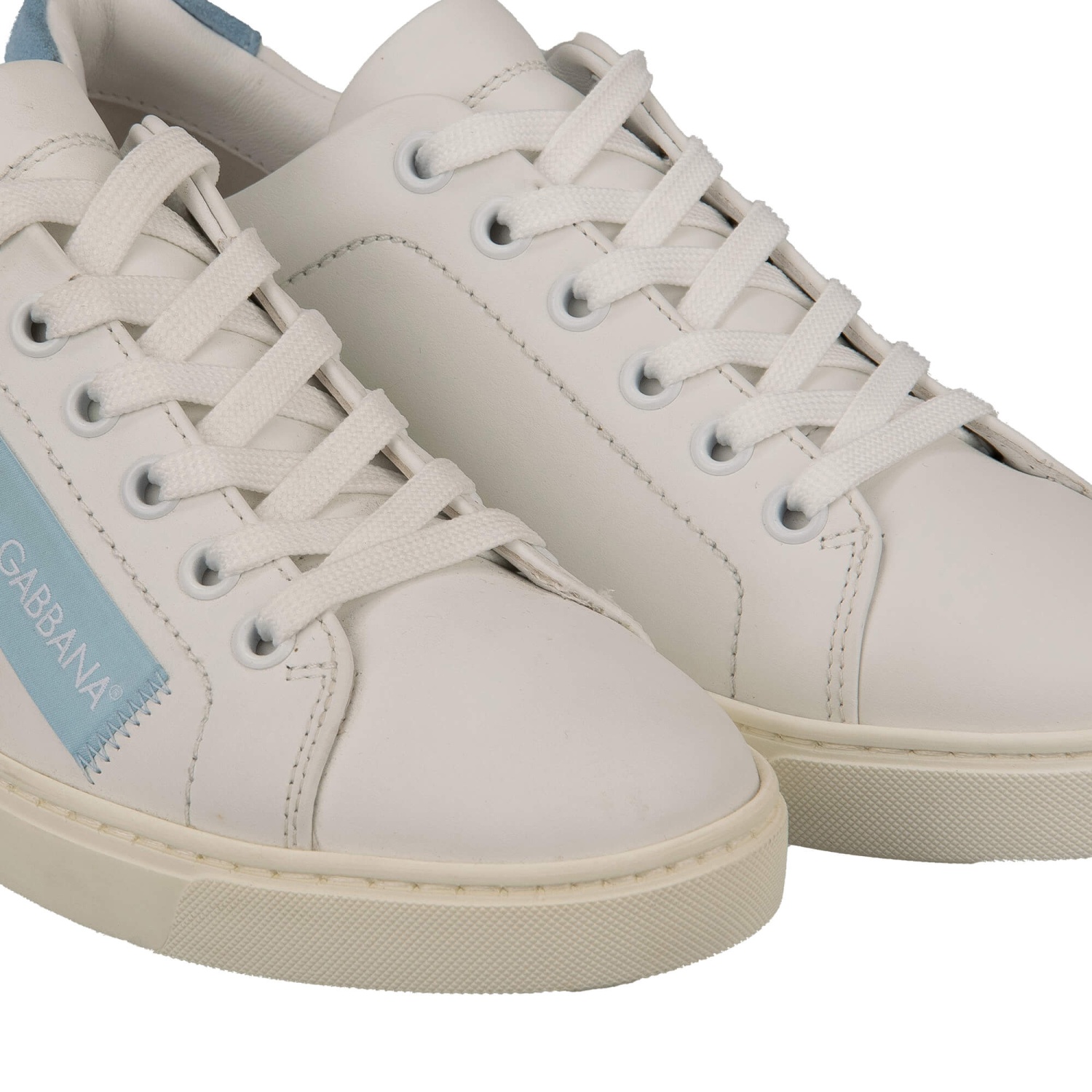 【関税＆送料込み】Dolce & Gabbana Canvas And Suede Sneaker DOLCE & GABBANA DG Logo Patch Leather Suede Sneaker LONDON