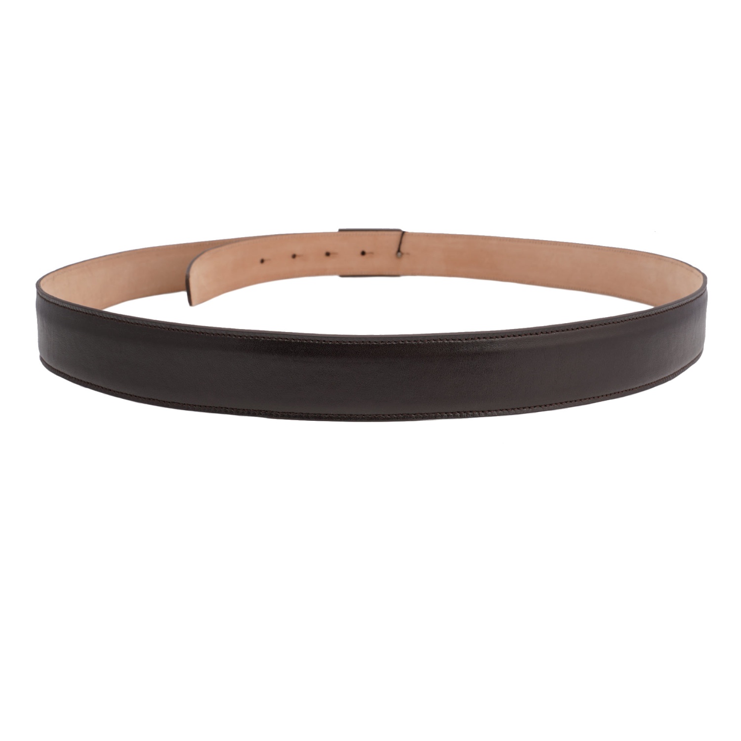 Dolce & Gabbana ブラウン レザーベルト DOLCE & GABBANA Belt Brown Leather Wide Waist Logo Metal