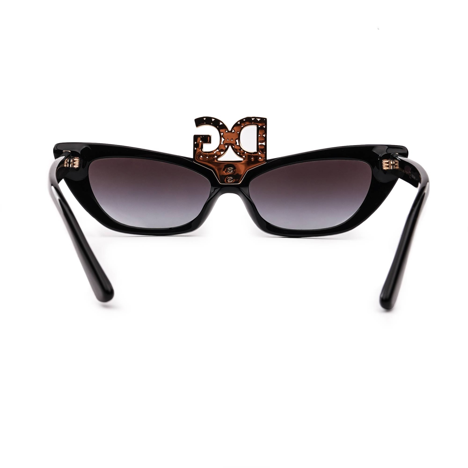 DOLCE & GABBANA DG4334B DG CIAO Crystal Cat Eye Sunglasses 
