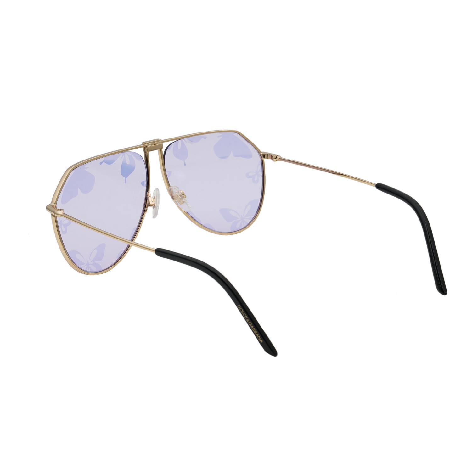 DOLCE & GABBANA DJ KHALED Pilot Style Metal Sunglasses DG
