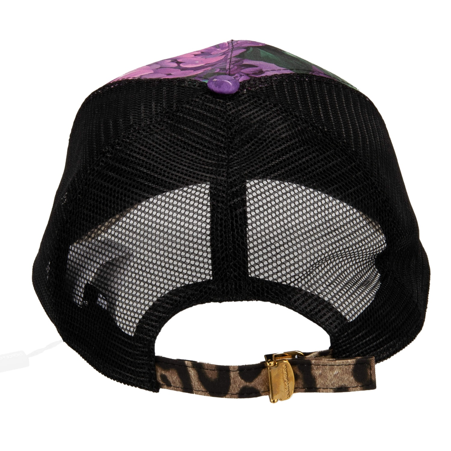 DOLCE & GABBANA DJ Khaled Mesh Back Baseball Cap Purple