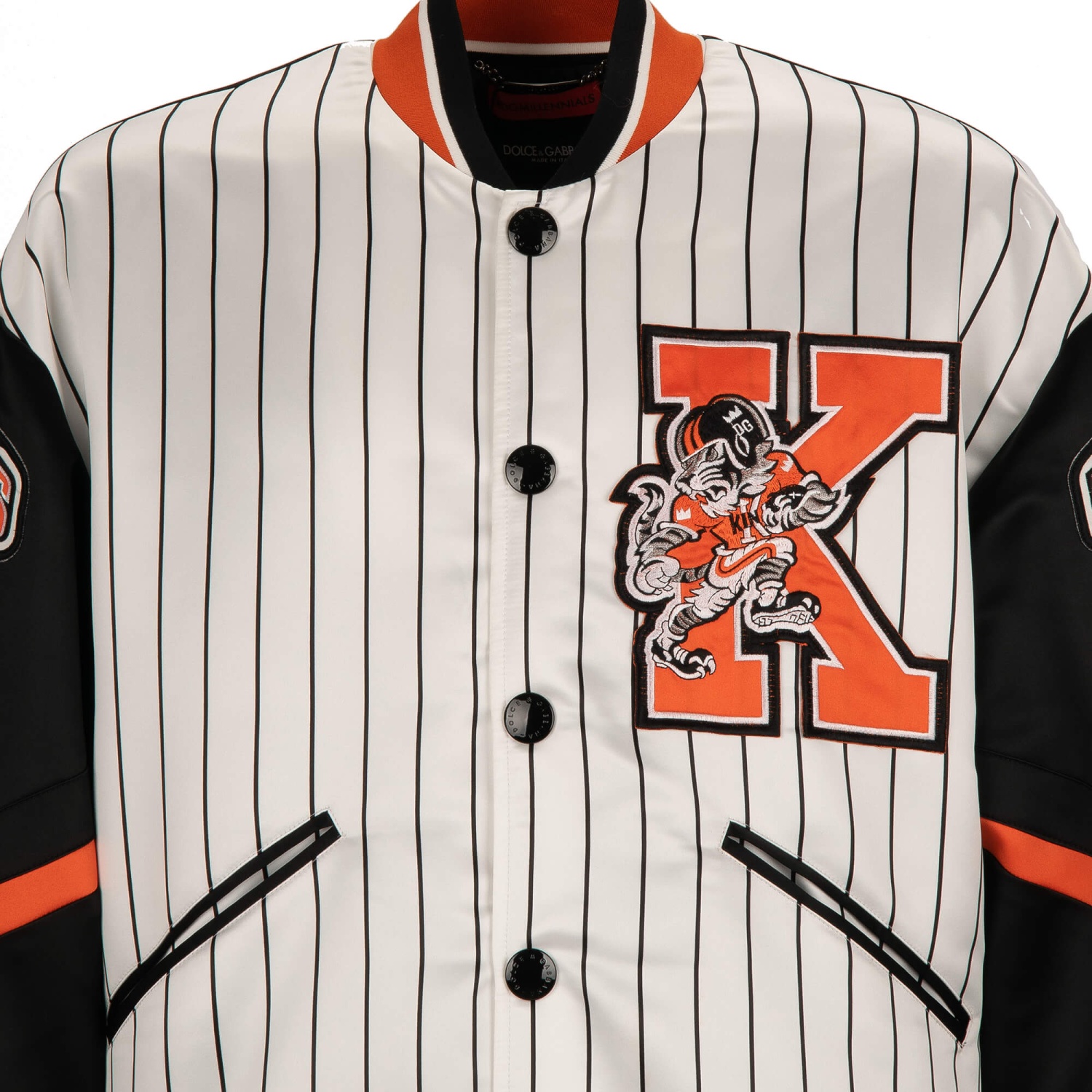 DOLCE & GABBANA Oversize KING Tiger Varsity College Jacket DOLCE & GABBANA Oversize KING Tiger Varsity College Jacket