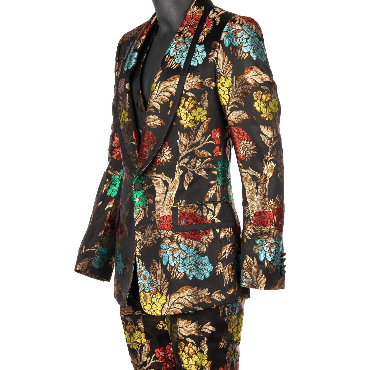 Dolce and sales gabbana floral suit