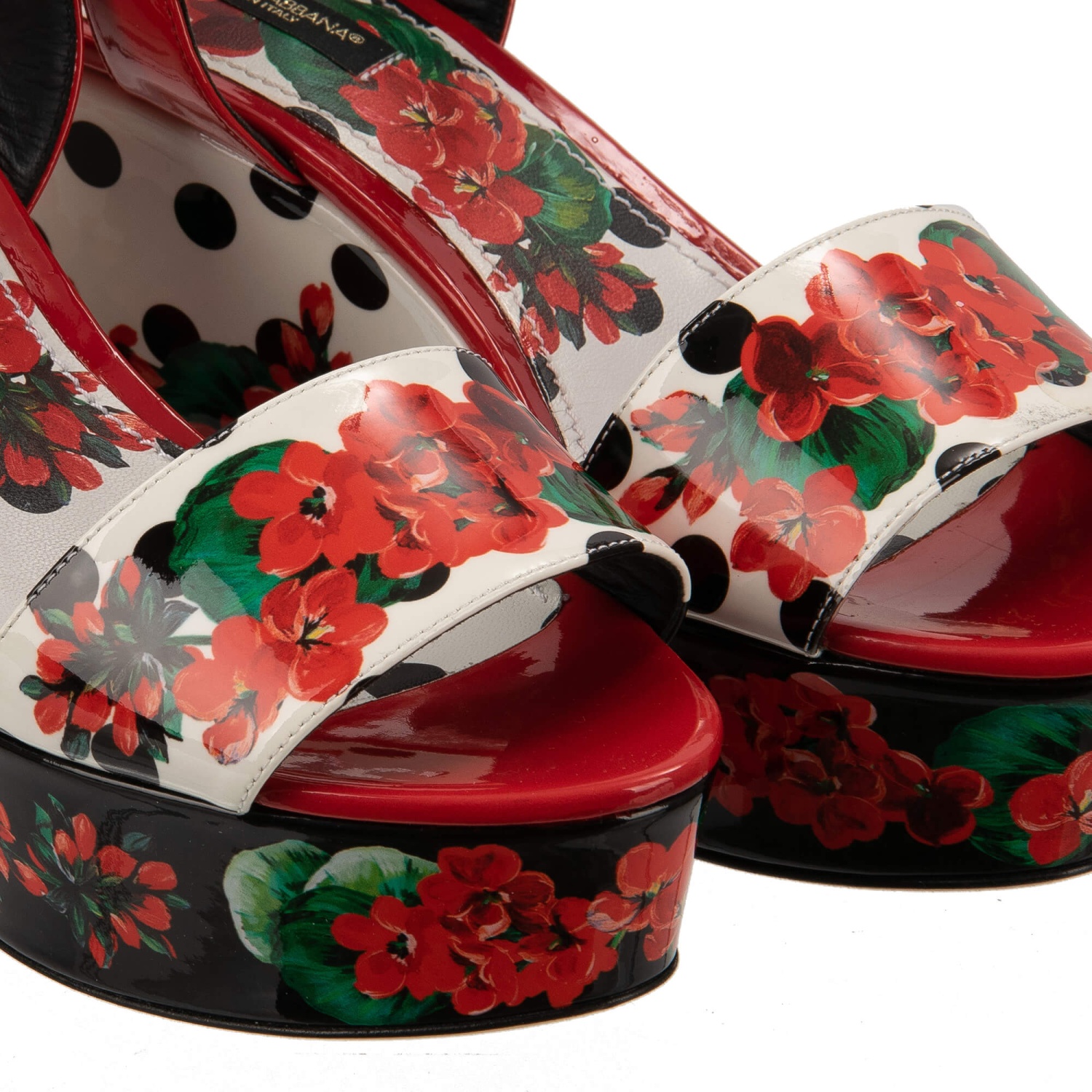 靴 Dolce&Gabbana Flower Motif Sandals Dolce & Gabbana 60mm Keira floral-appliqué Sandals | Green