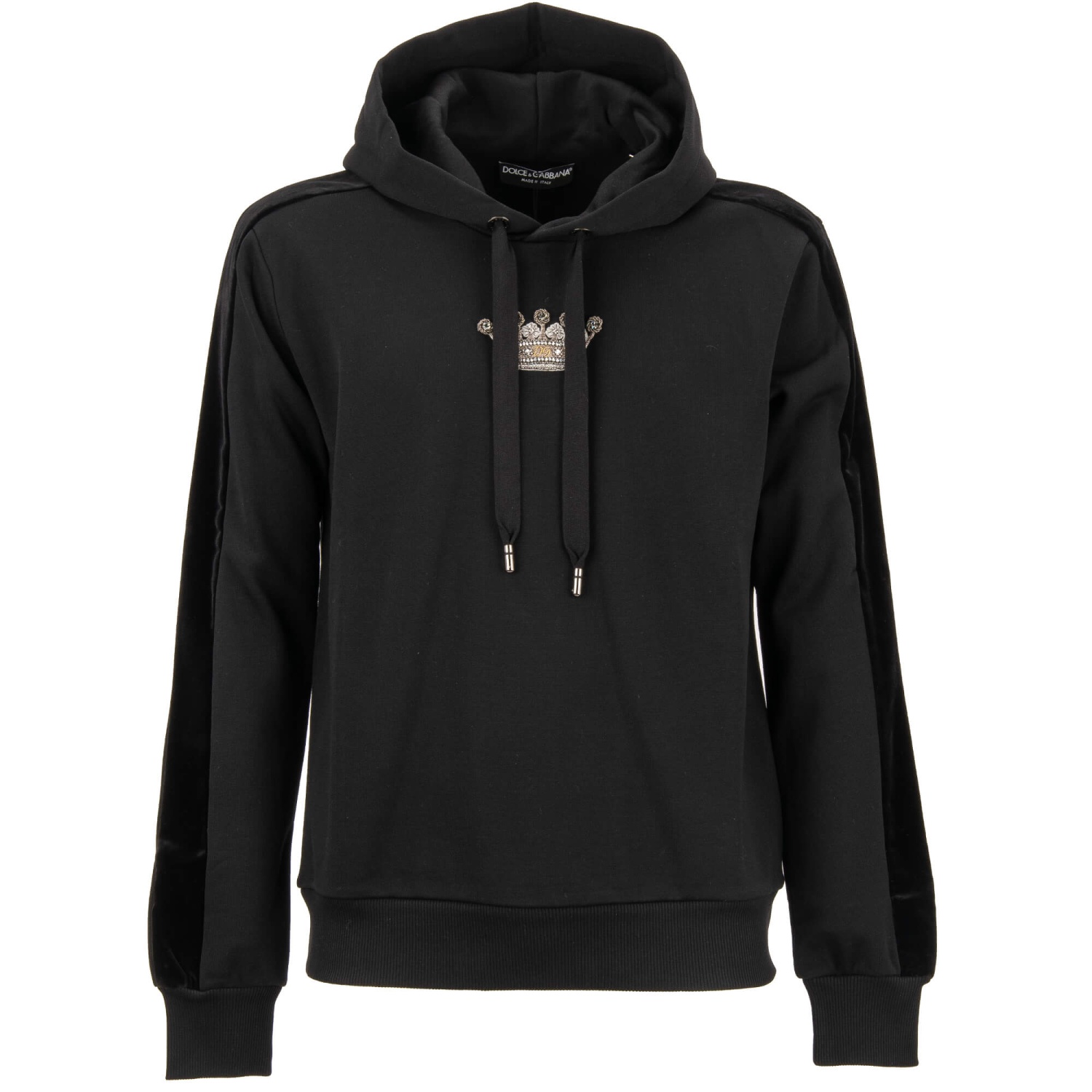 DOLCE & GABBANA Hoodie Sweater DG Logo Crown Embroidery