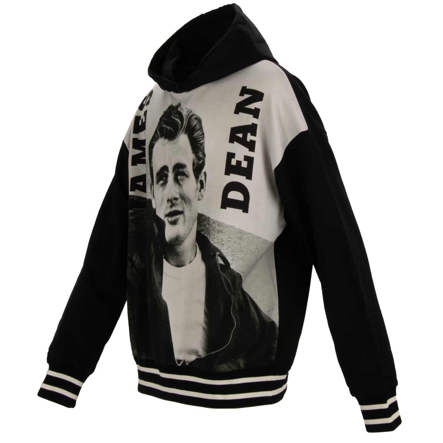 DOLCE & GABBANA James Dean Oversized Hoodie Sweater Black