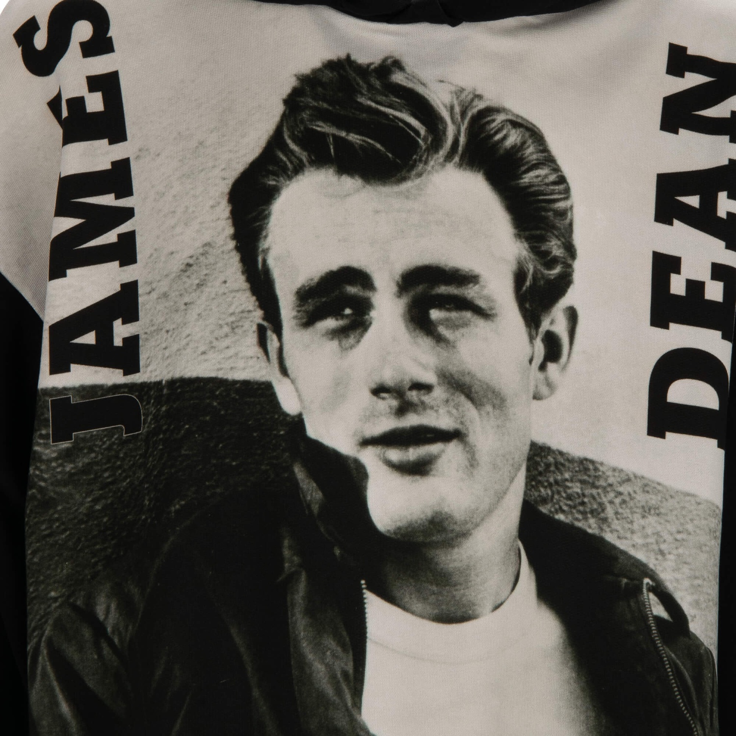 DOLCE & GABBANA James Dean Oversized Hoodie Sweater Black