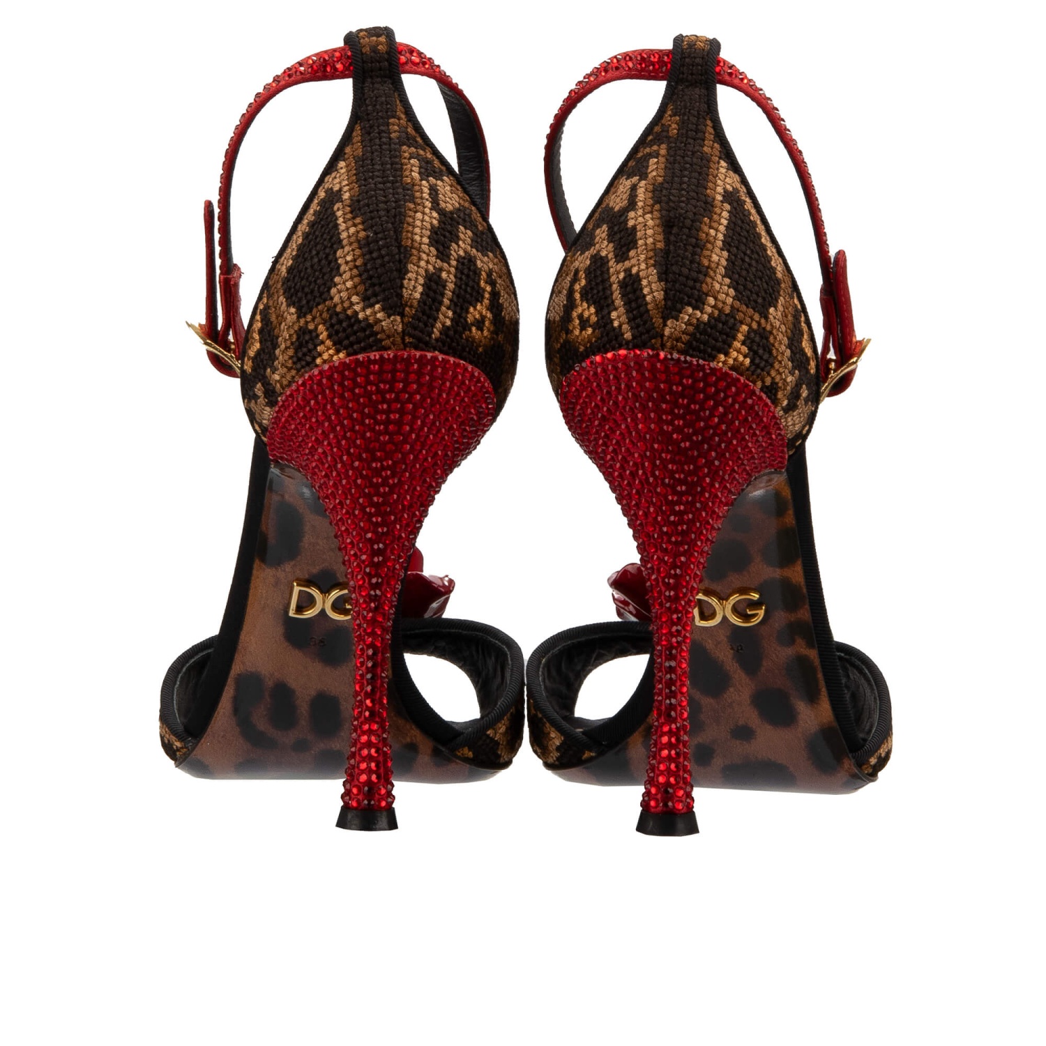 DOLCE & GABBANA●Keira ローズ付きサテンハイヒールサンダル DOLCE & GABBANA Kristall Rose Blume Platform Pumps Sandalen