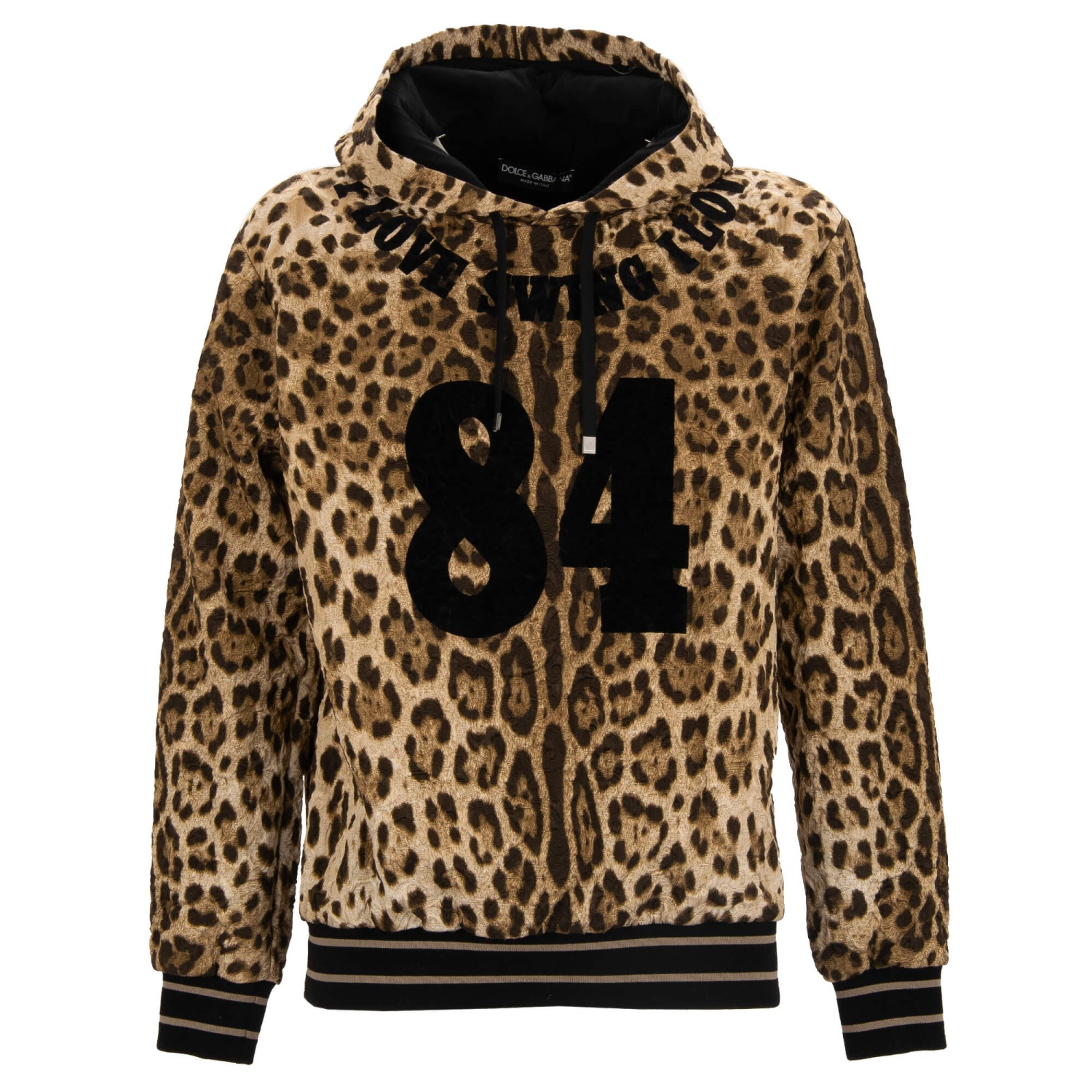 トップス DOLCE&GABBANA leopard hoodie DOLCE-GABBANA-Leopard-Love-