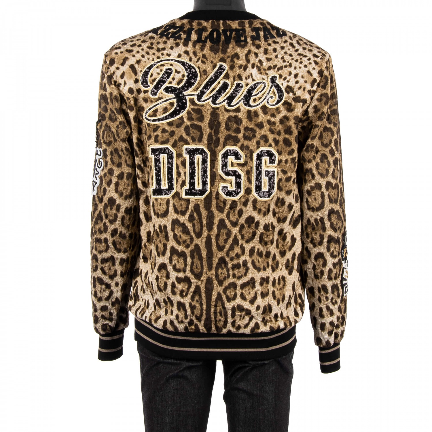 【送料&関税込】Dolce & Gabbana Sweatshirt With Leopard Hoodie with leopard-print Crespo and tag in Print for Men