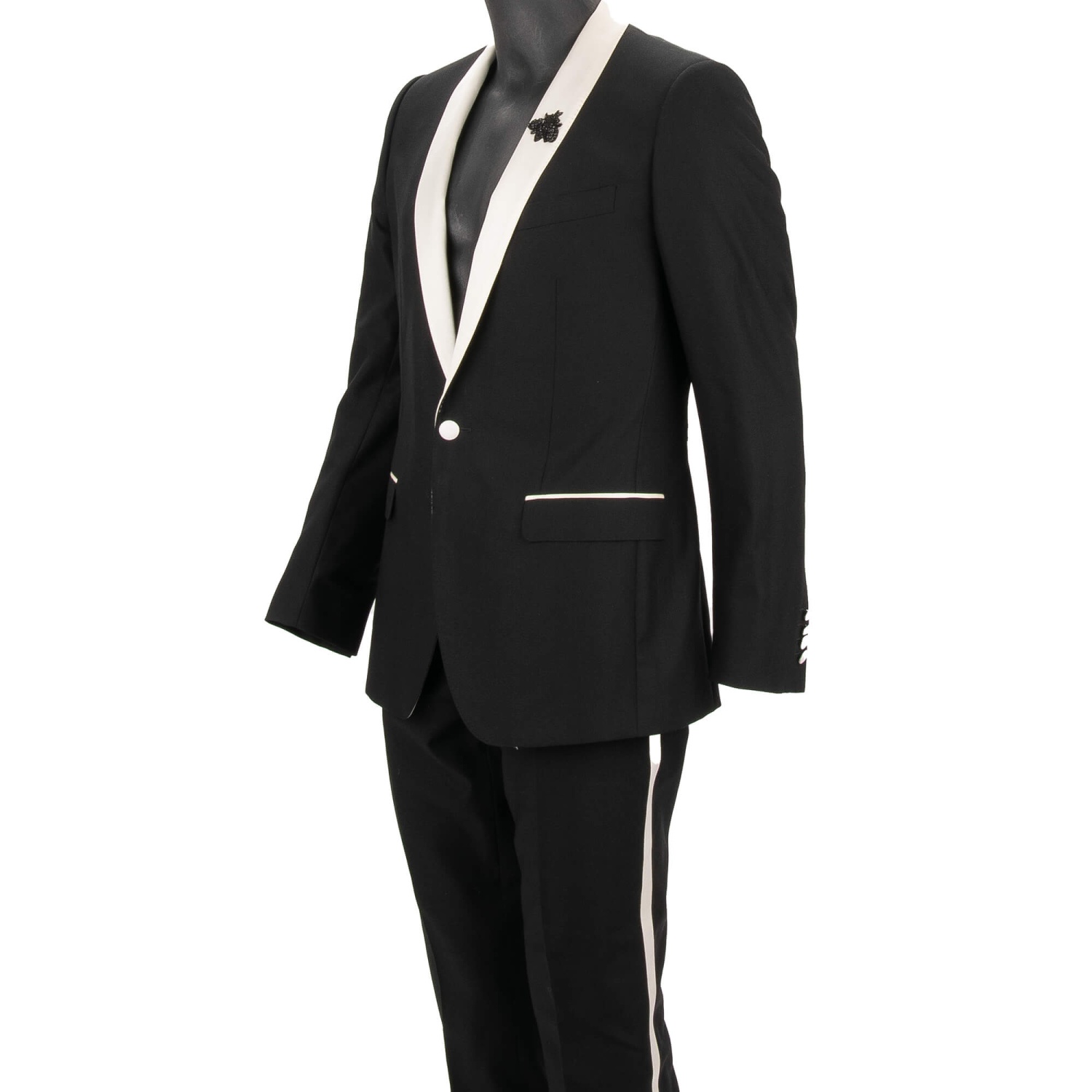 激安通販の Silk Bee Crystal MARTINI GABBANA & DOLCE Wool Jacket Suit ジャケット・アウター