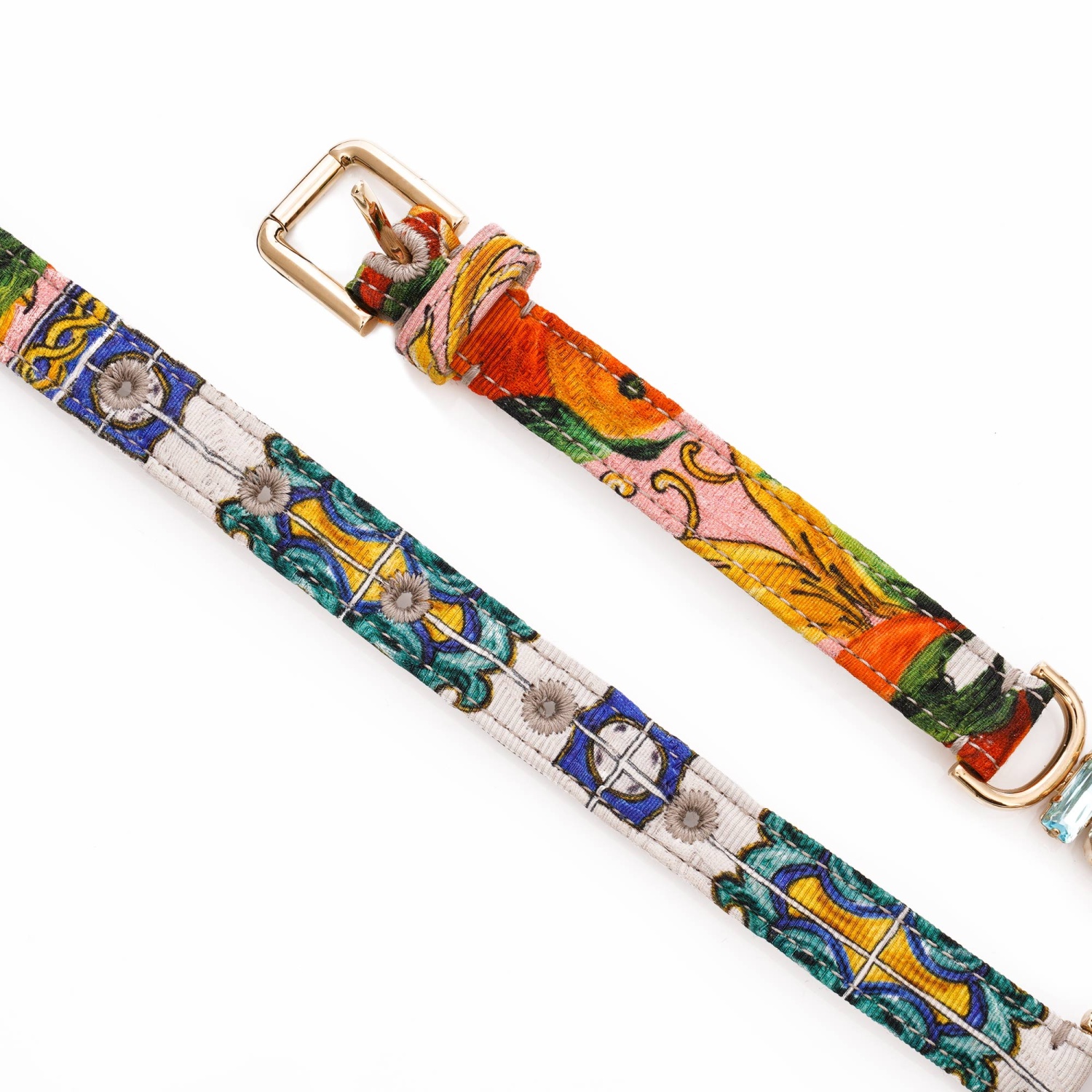 Dolce & Gabbana ストレートマイクベルト DOLCE-GABBANA-Pepper-DG-Logo-