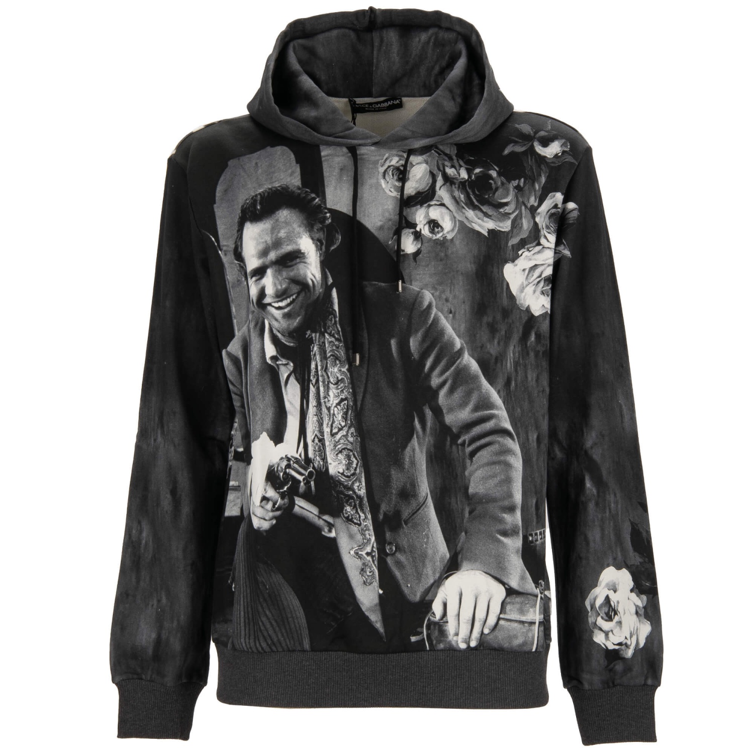 Dolce & Gabbana DG Essential’ hoodie Dolce & Gabbana 'dg Essential' Hoodie In Black | ModeSens