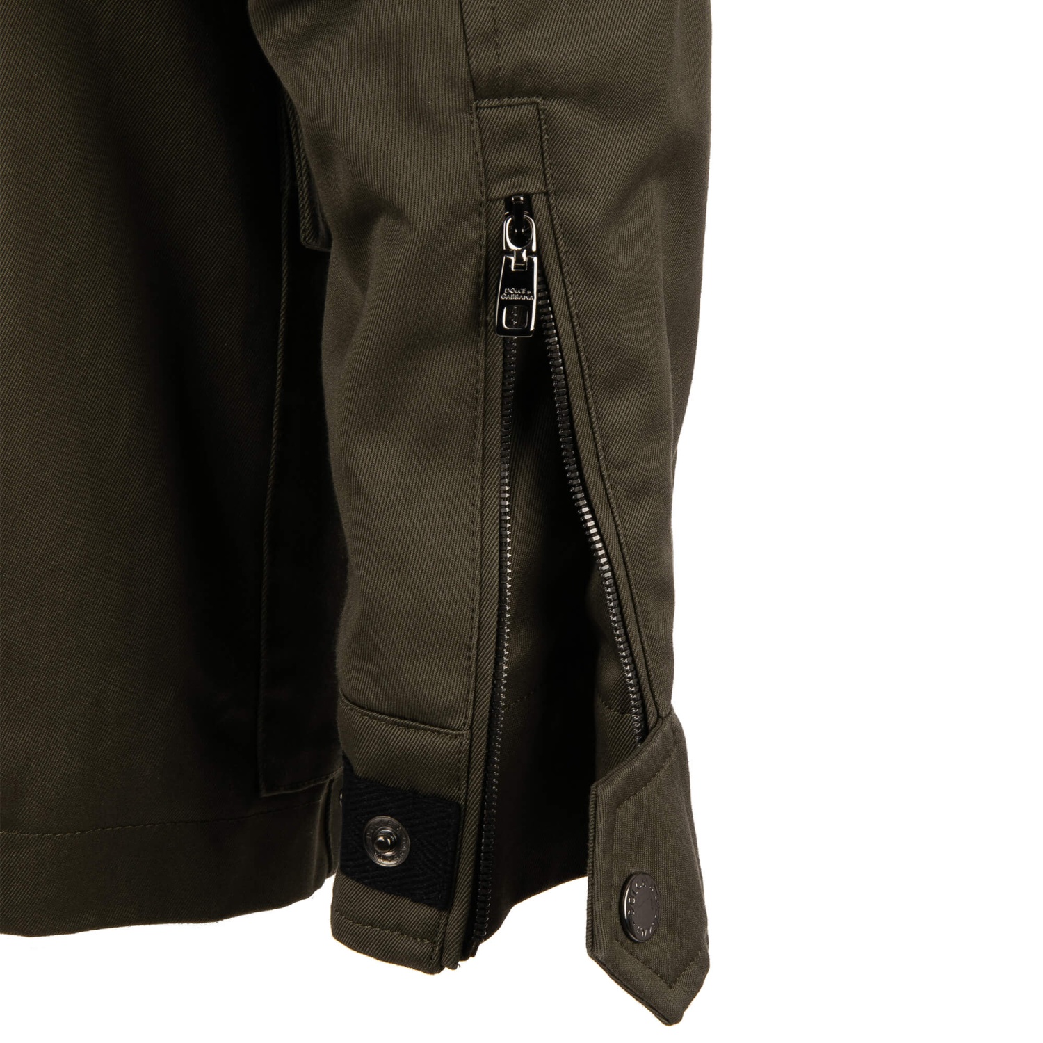 Dolce & Gabbana Military Canvas Parka Jacket Dg Love Logo