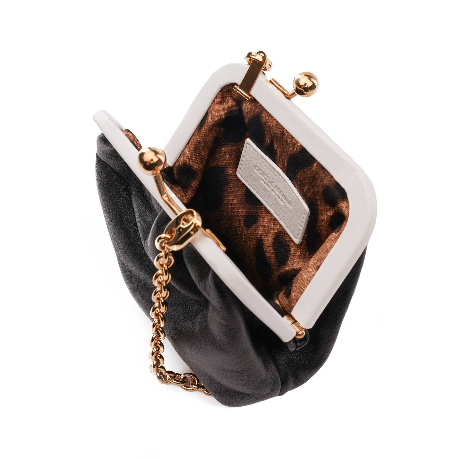 Dolce and gabbana gold purse outlet