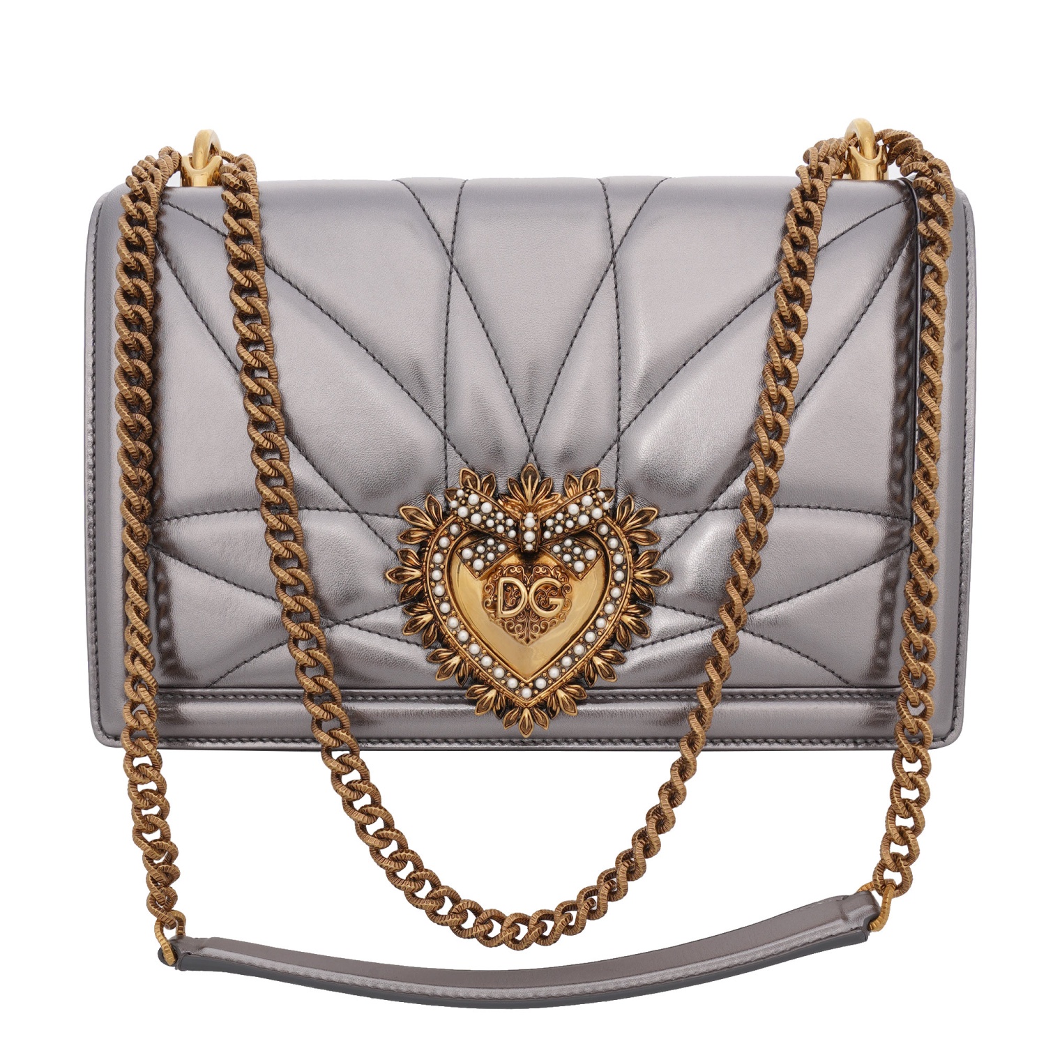DOLCE & GABBANA Nappa Leather Crossbody Shoulder Bag DEVOTION  