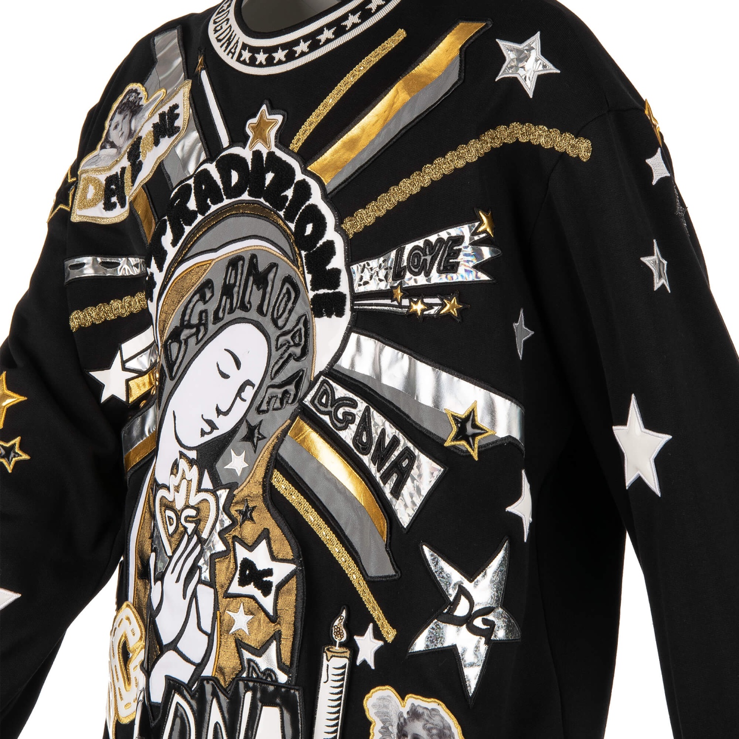 DOLCE & GABBANA Oversize Maria Stars Tradizione DG DNA