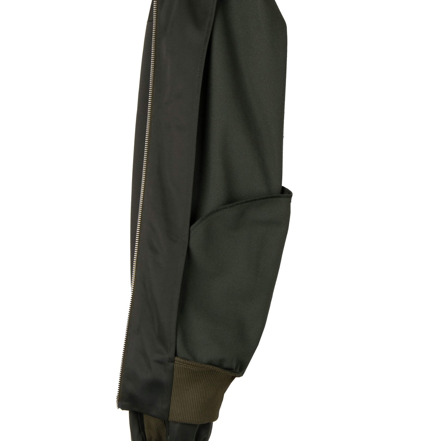 DOLCE & GABBANA Oversize Track Jacket Crown Embroidery Khaki