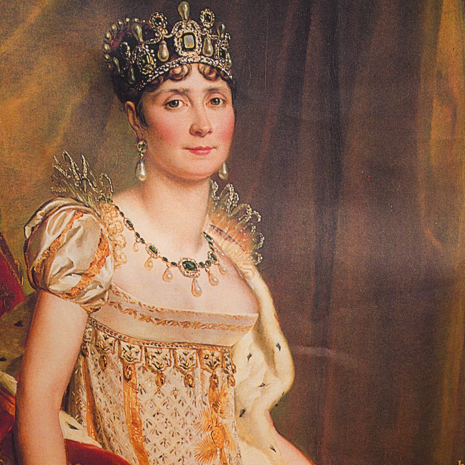 【VIP SALE】DOLCE&GABBANA 千鳥格子＆王冠柄 スウェットシャツ DOLCE & GABBANA Royal Crown Dress Queen Painting Silk T