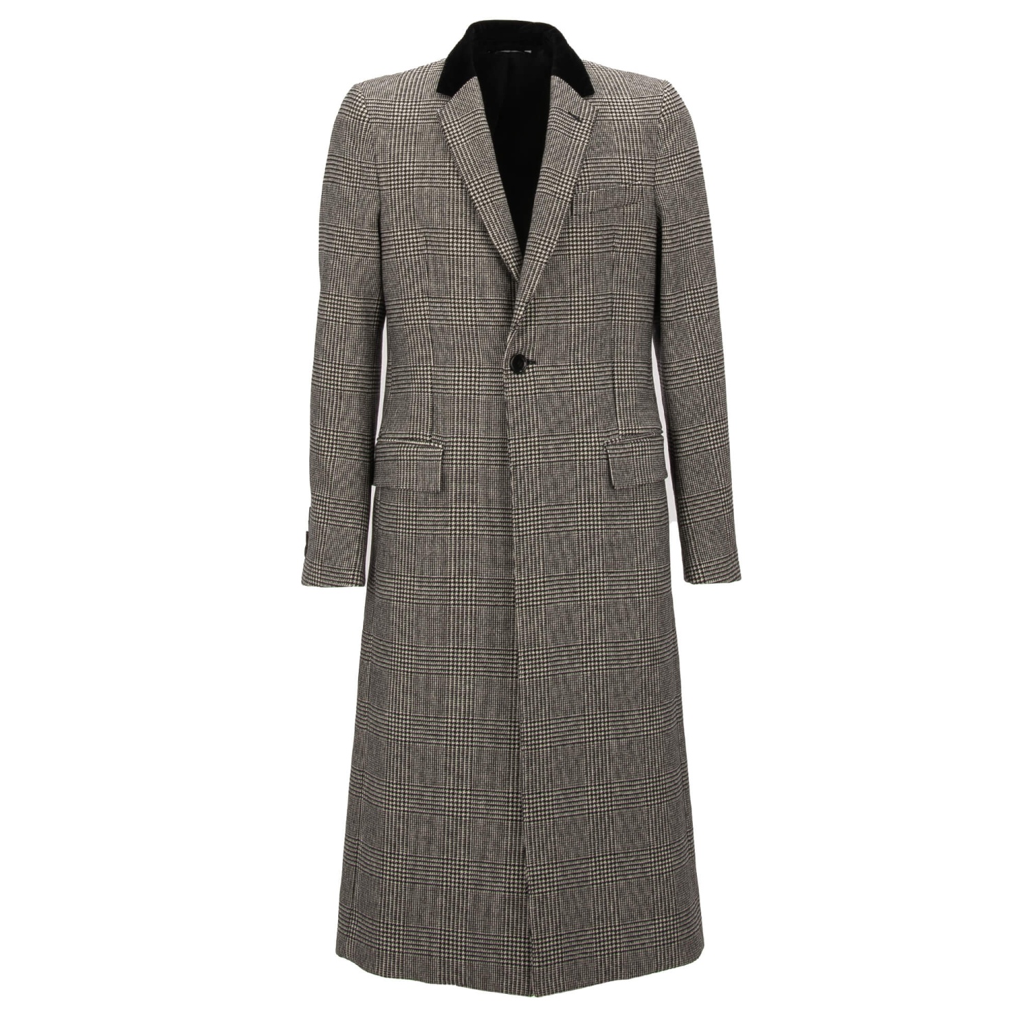 【関税＆送料込み】Dolce & Gabbana Wool Tweed Coat DOLCE-GABBANA-Single-Breasted-