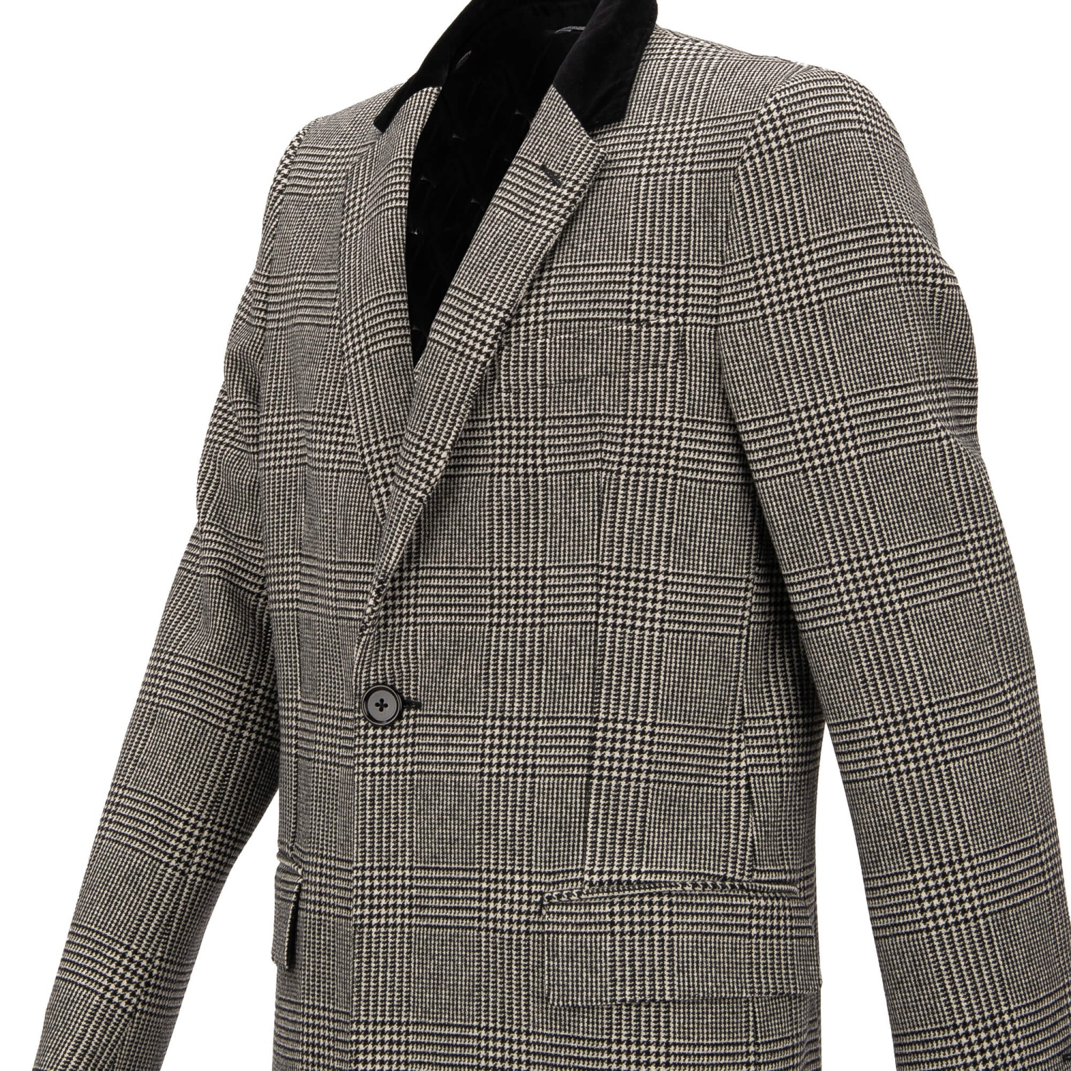 【関税＆送料込み】Dolce & Gabbana Wool Tweed Coat DOLCE-GABBANA-Single-Breasted-