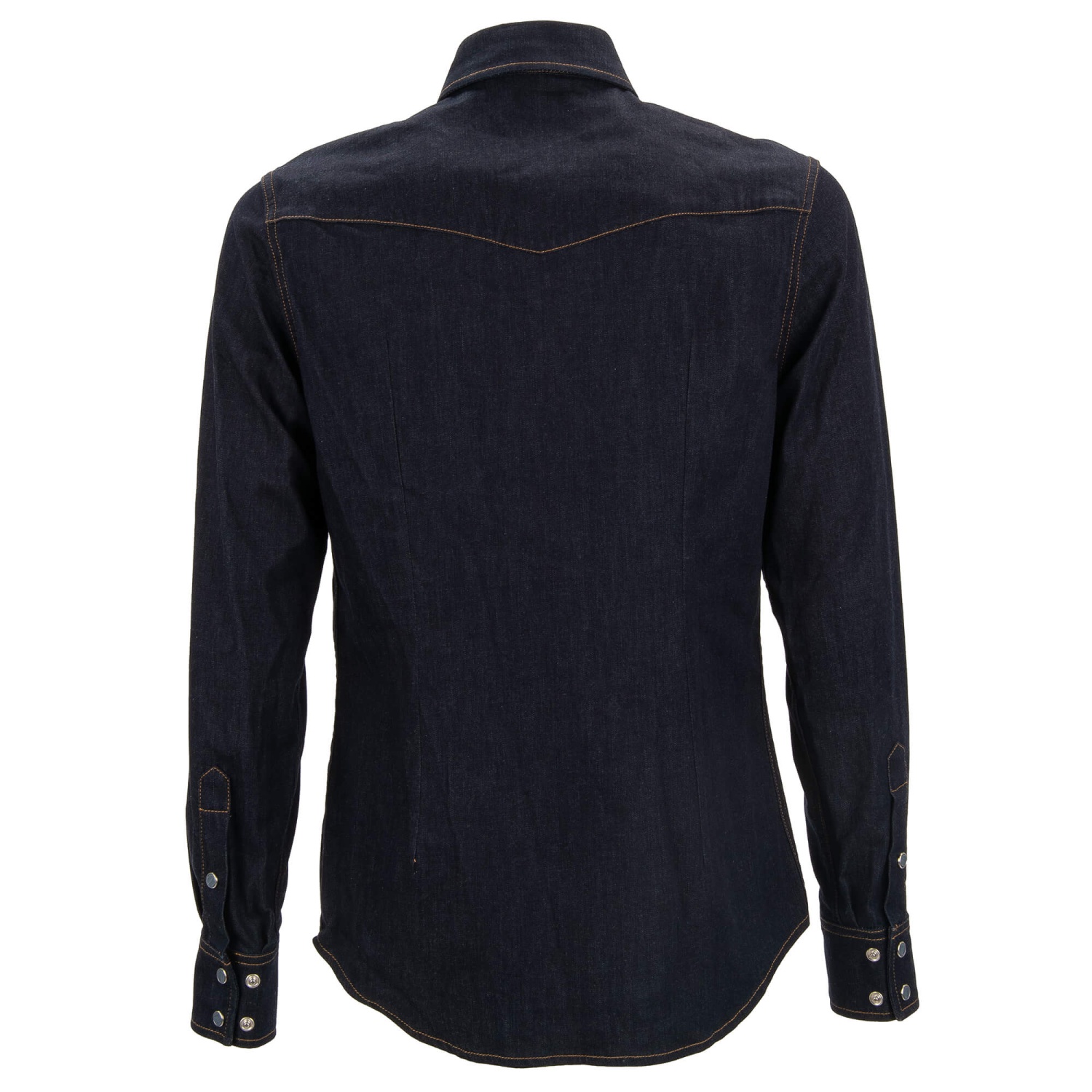 DOLCE & GABBANA Slim Fit DG Logo Denim Jeans Press Button