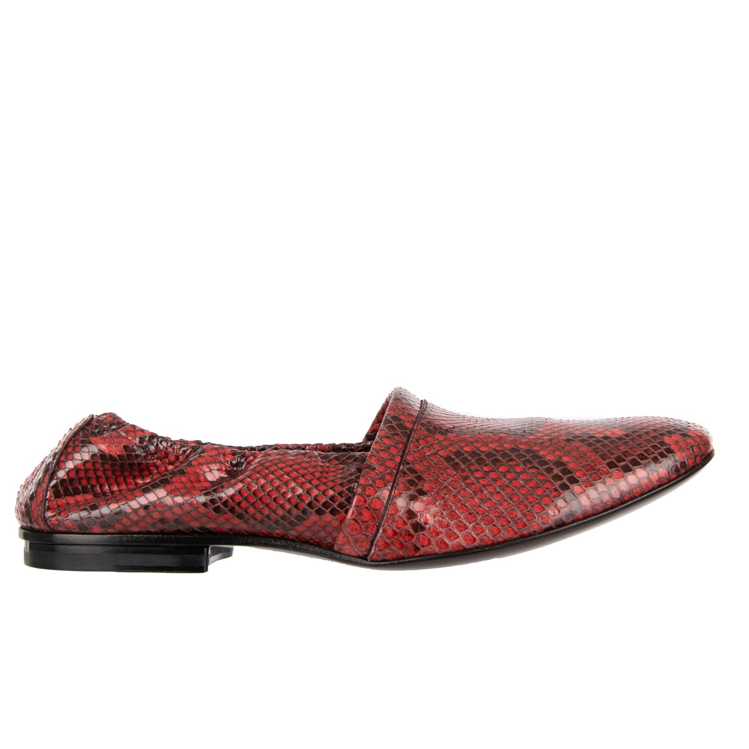Chaussures Derby Dolce & Gabbana En Cuir Serpent Noir - Taille 44, Neuves En Boîte