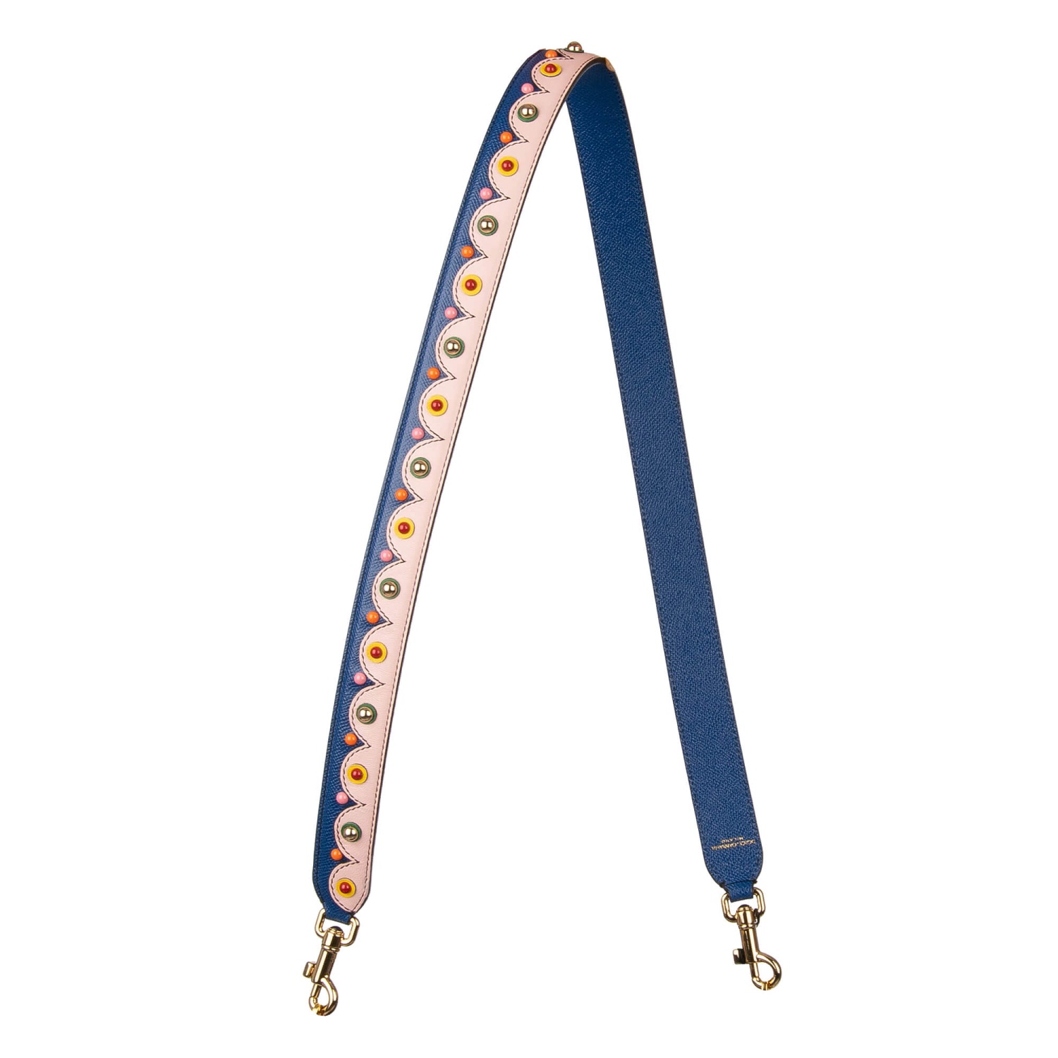 DOLCE & GABBANA サテンリホンタイヘルト FB403AFU1NU N0000 DOLCE-GABBANA-Studded-Leather-