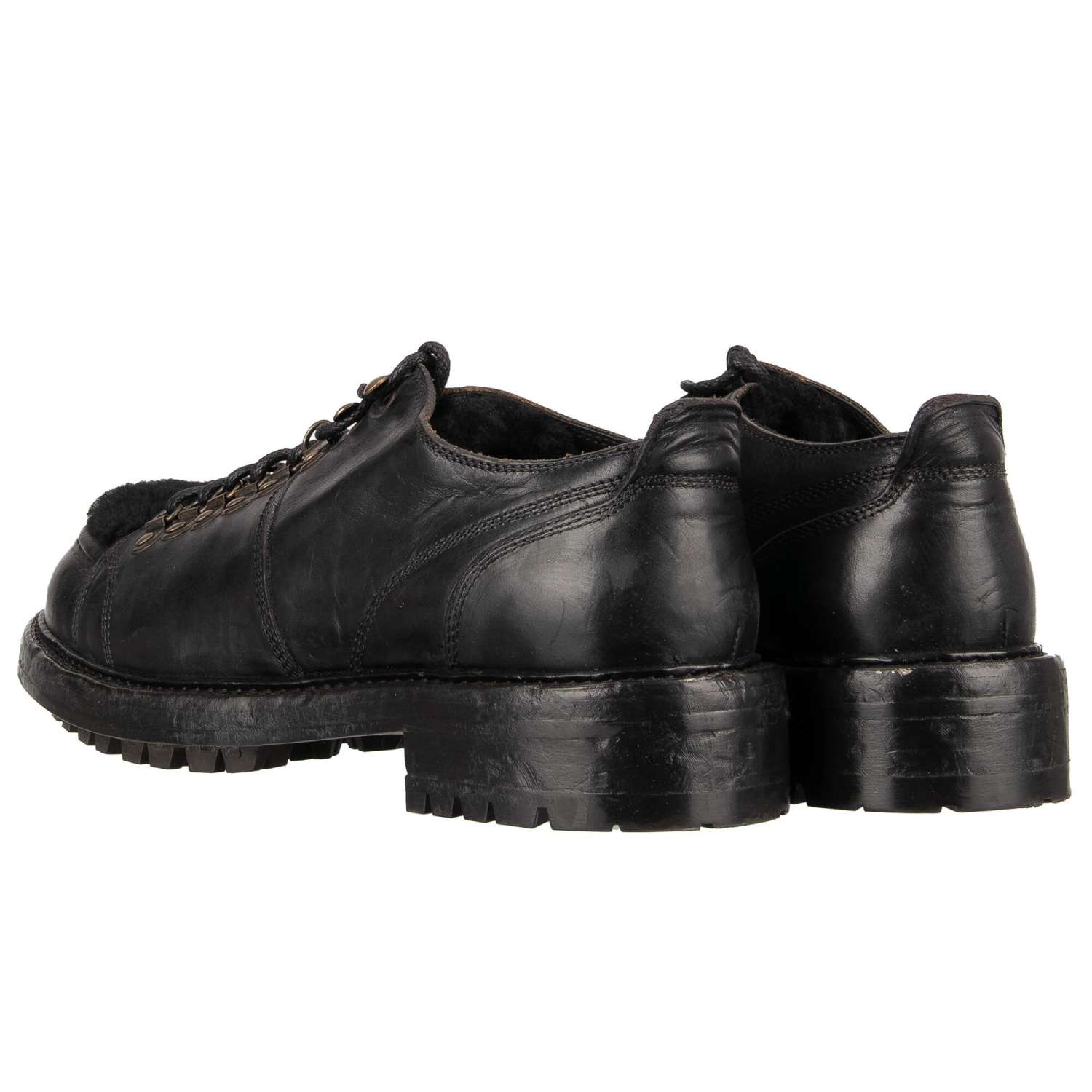 靴 Dolce & Gabbana TREKKING DERBY 43 Dolce & Gabbana Studded Hi-Trekking Derby Shoes | Sendegaro US