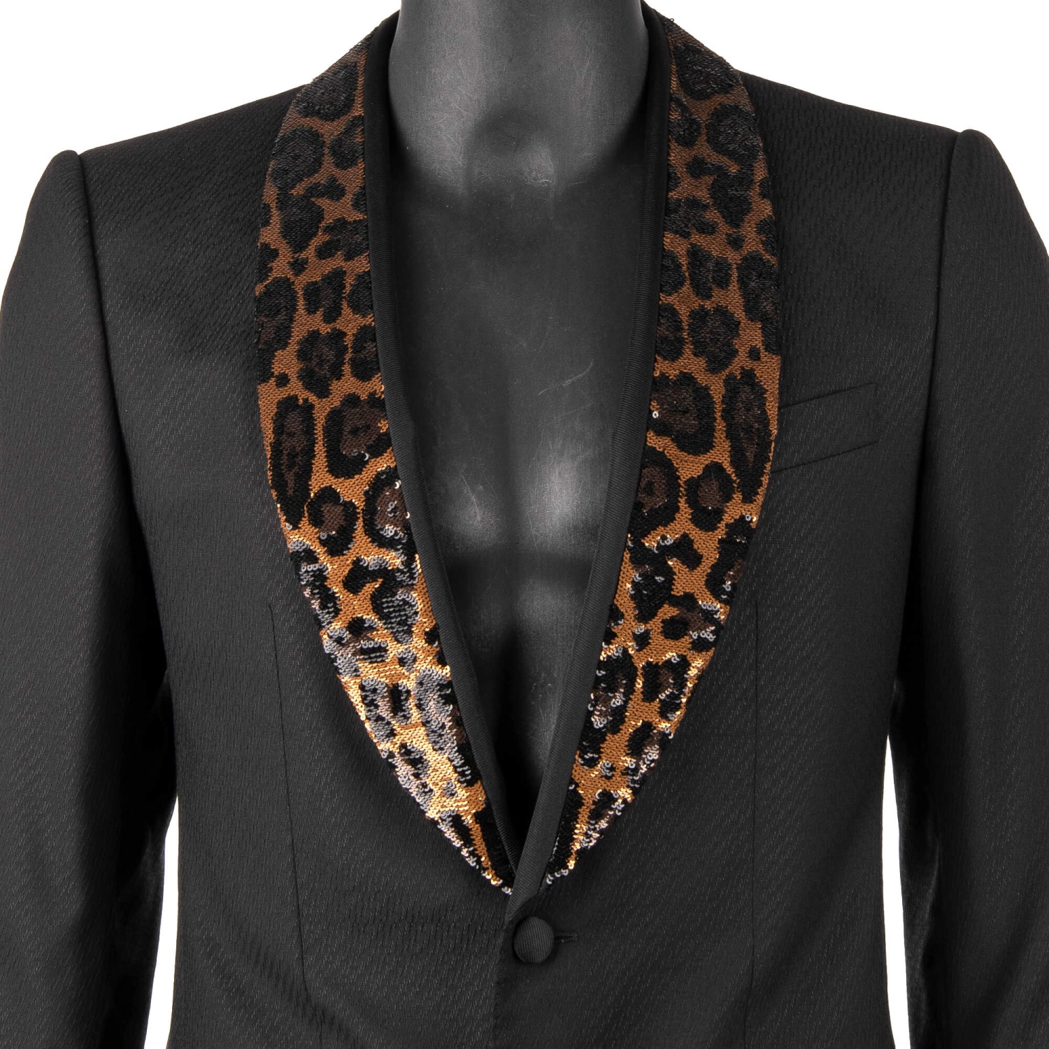 DOLCE & GABBANA Tuxedo Blazer Jacket SICILIA w Sequins
