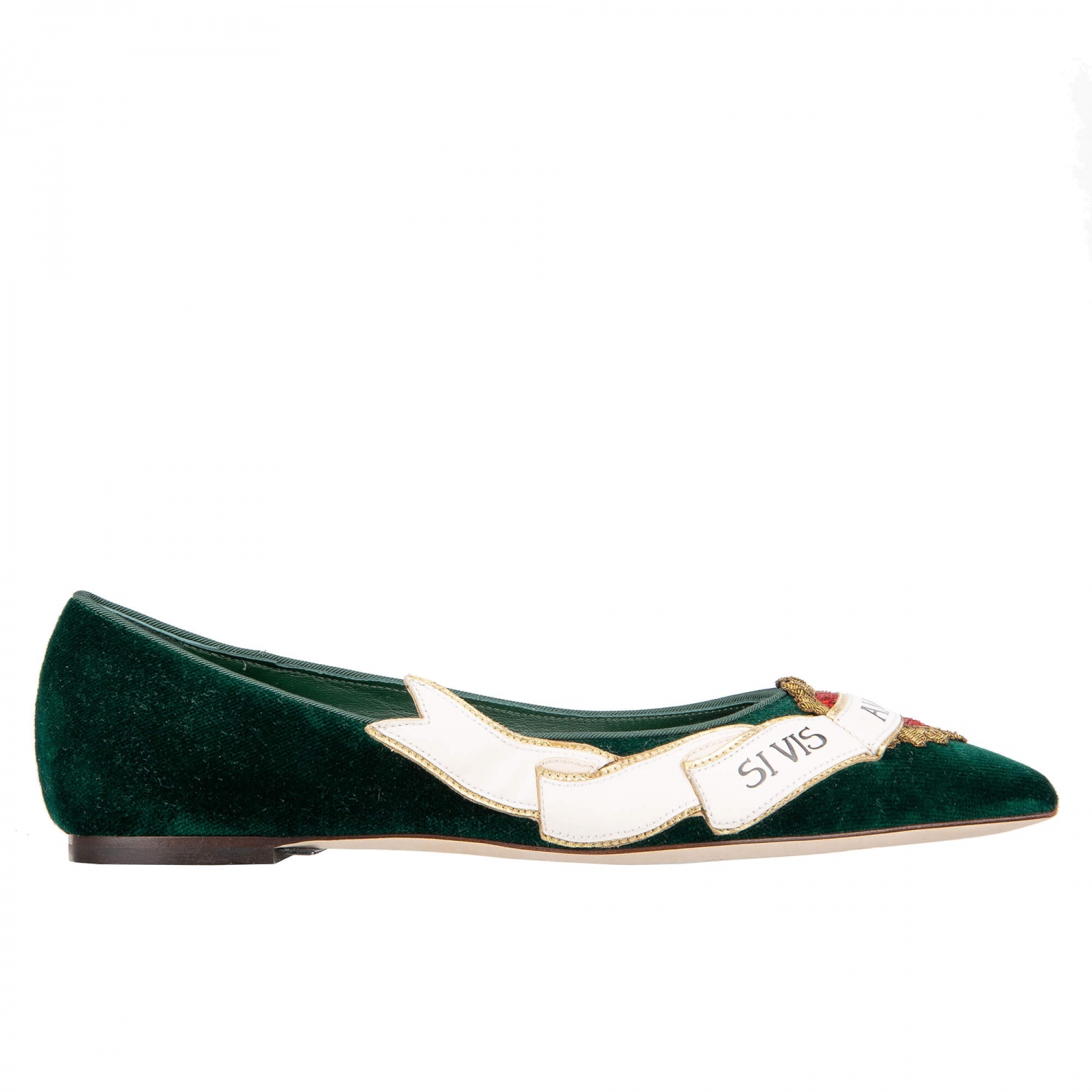 【関税込み】dolce & gabbana VALLY' BALLET FLATS Nappa leather ballet flats in Black for Women