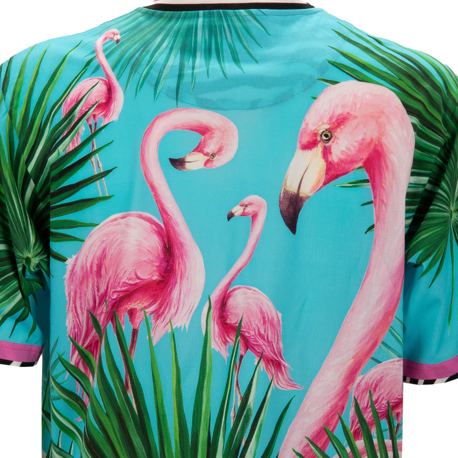 Mini Pink Flamingo Shirt Pocket Pet Rose Feather Gold Shirt Mini Pink Flamingo Shirt Pocket Pet Rose Feather Gold Shirt