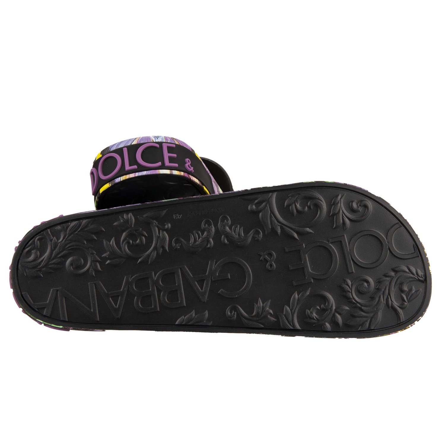 Dolce & gabbana leopard and butterfly deals slide pool sandals