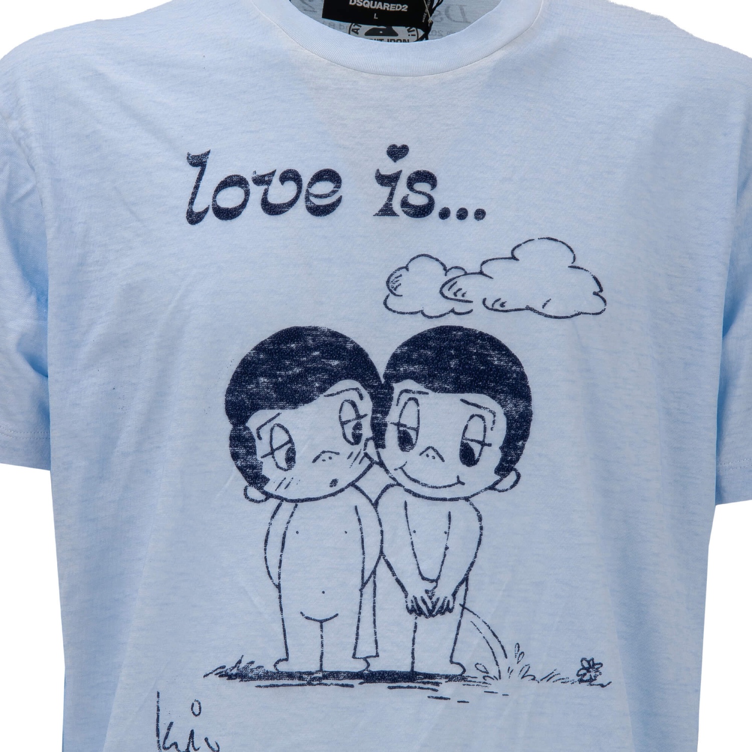 DSQUARED2-Cotton-T-Shirt-LOVE-
