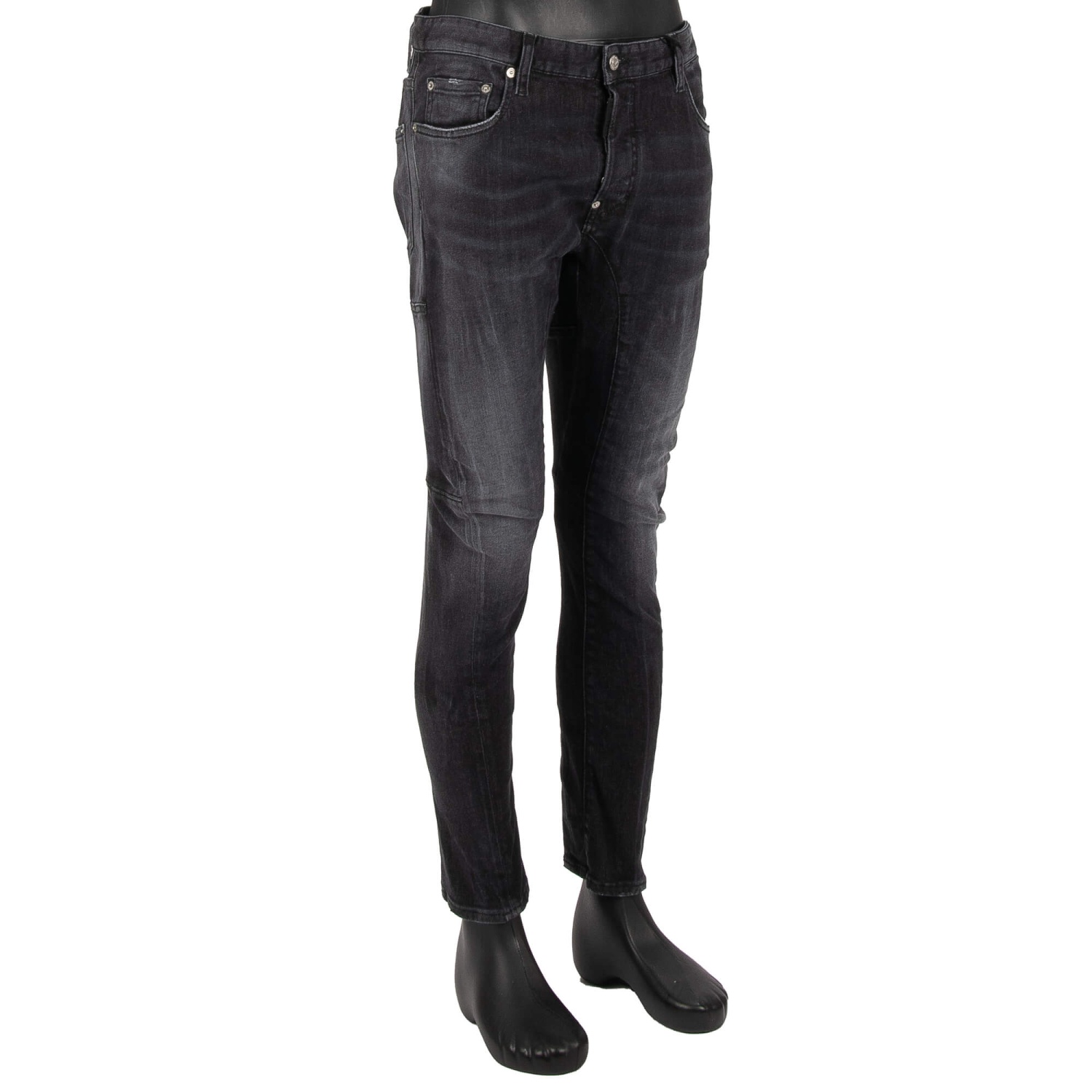 買い誠実 DSQUARED2 Trousers Pants Jeans Logo Dsquared JEAN BIKER TIDY パンツ