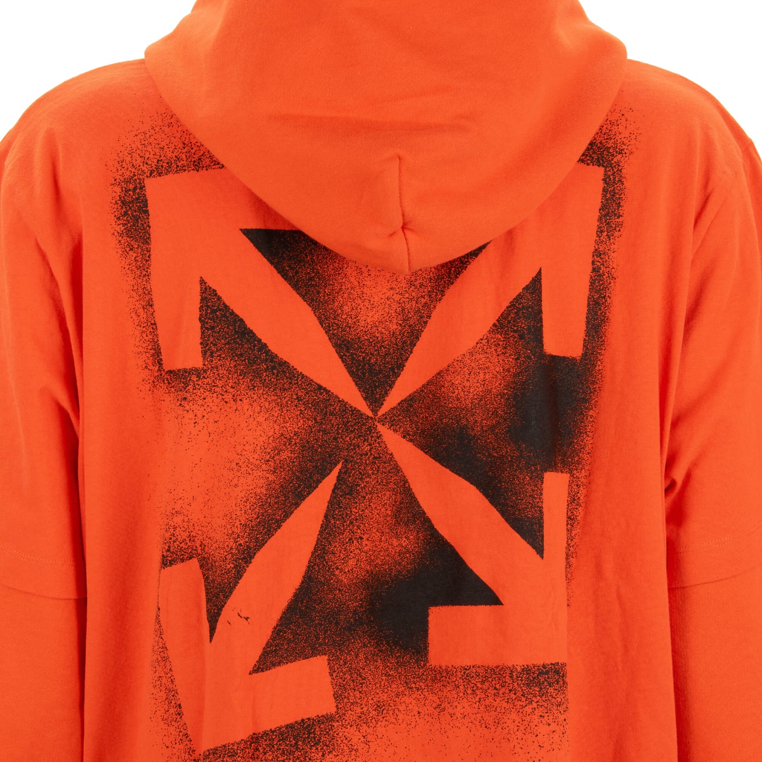 OFF-WHITE Virgil Abloh Oversize Hoodie T-Shirt Double Tee