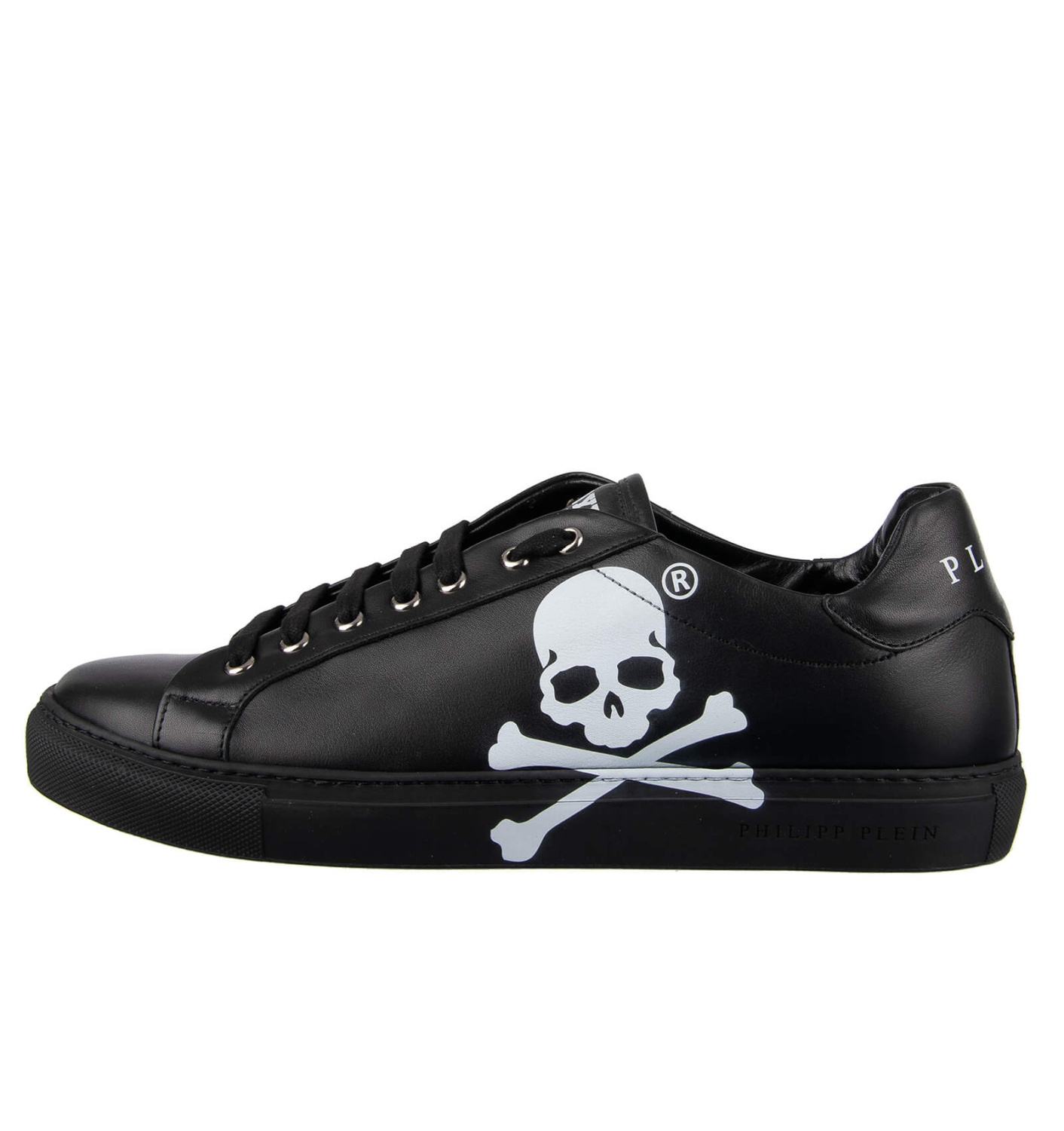 PHILIPP PLEIN SS スニーカー ブラック系 Python Leather Mid-Top Sneakers Studs | Philipp Plein