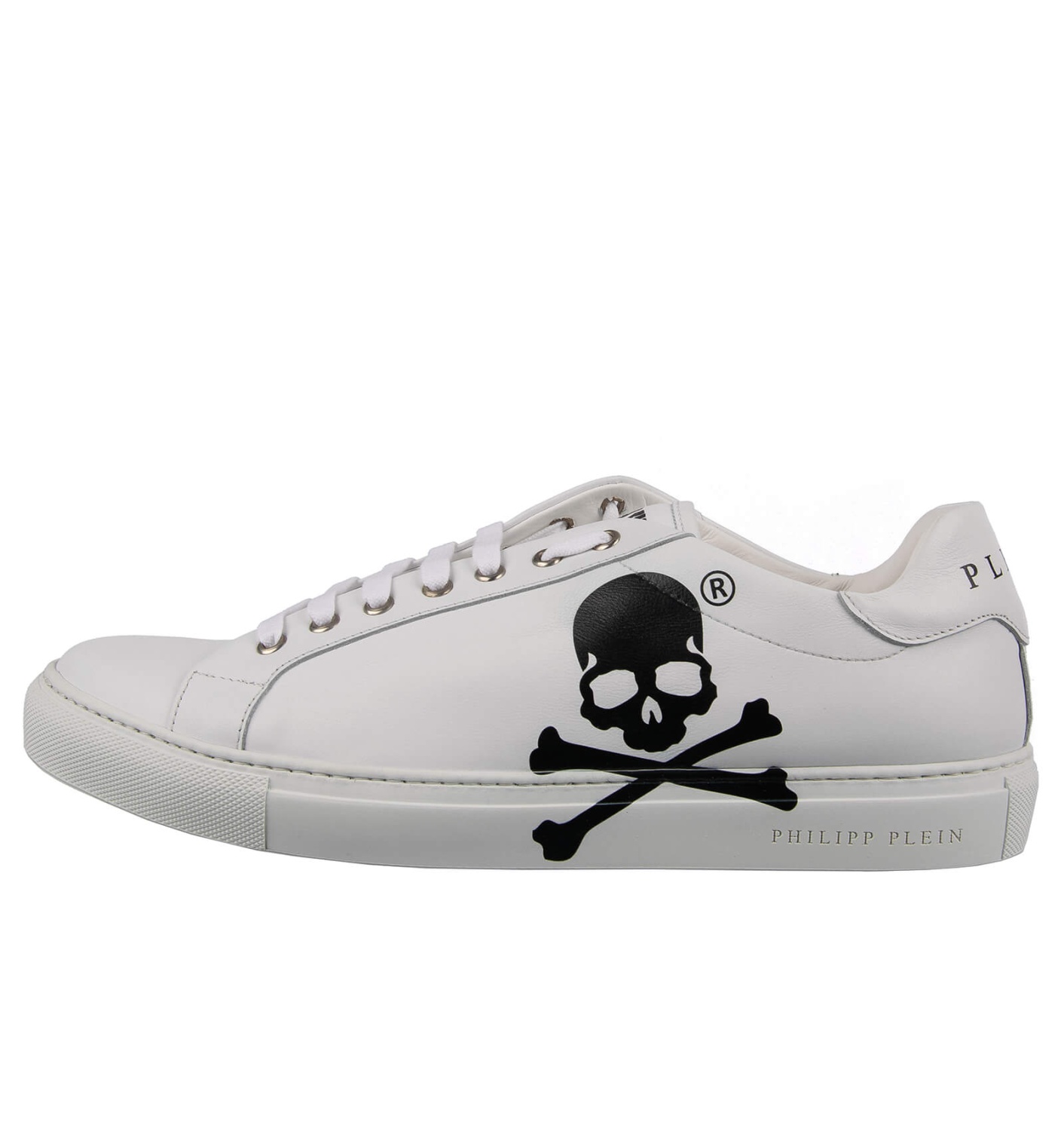 PHILIPP PLEIN x PLAYBOY Low-Top Bunny Printed Sneaker White