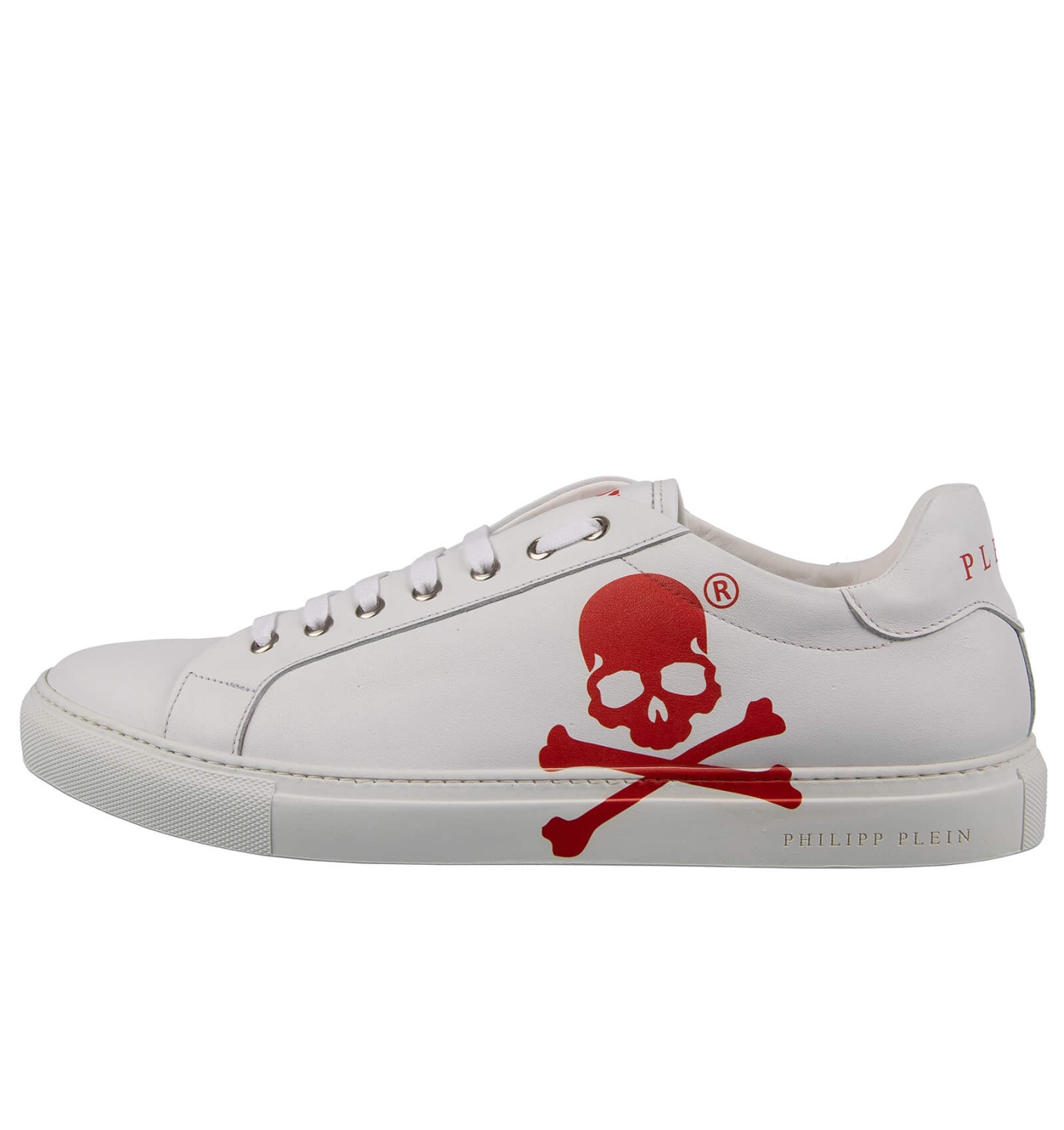 Philipp Plein X Playboy Low-Top Bunny Skull Logo Trainers