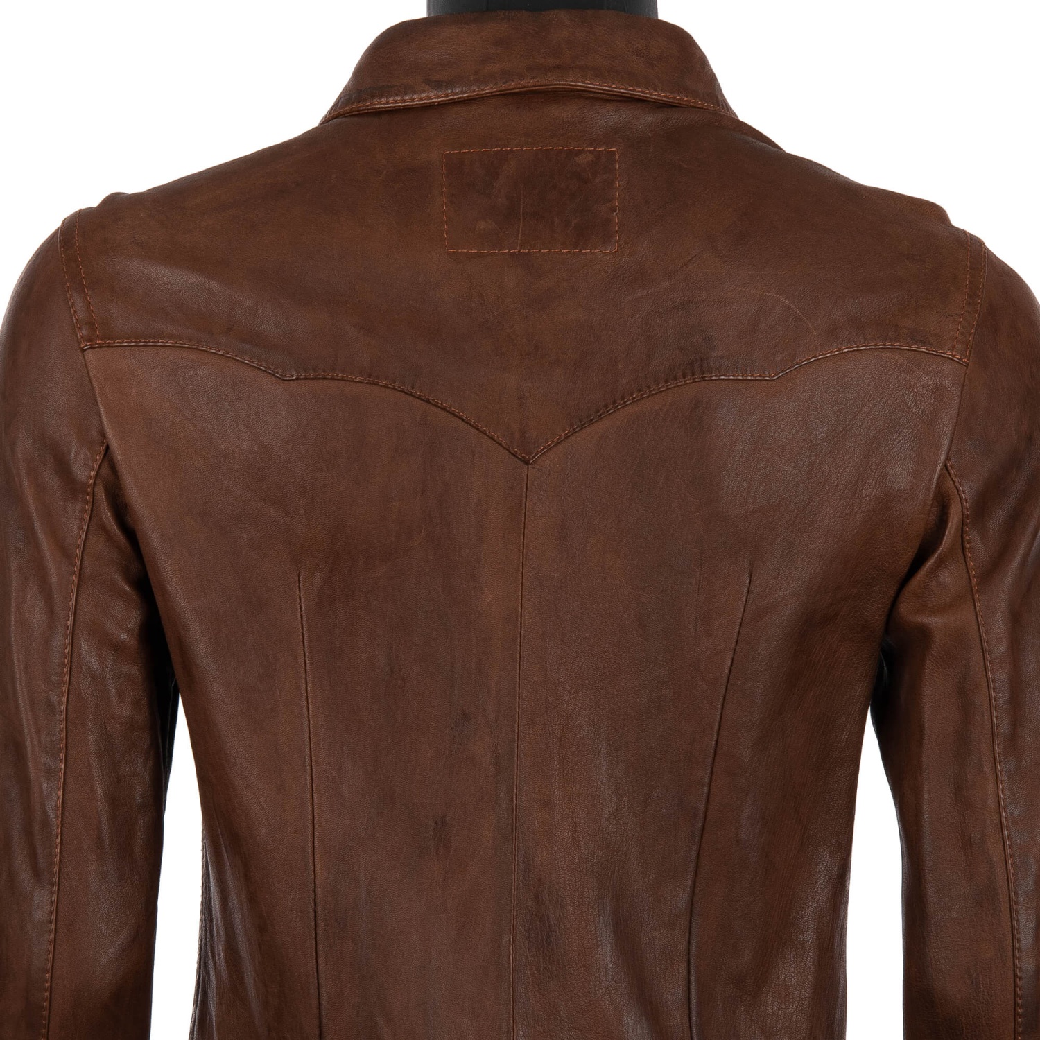 DOLCE & GABBANA Sheep Leather Shirt Jacket with Pockets