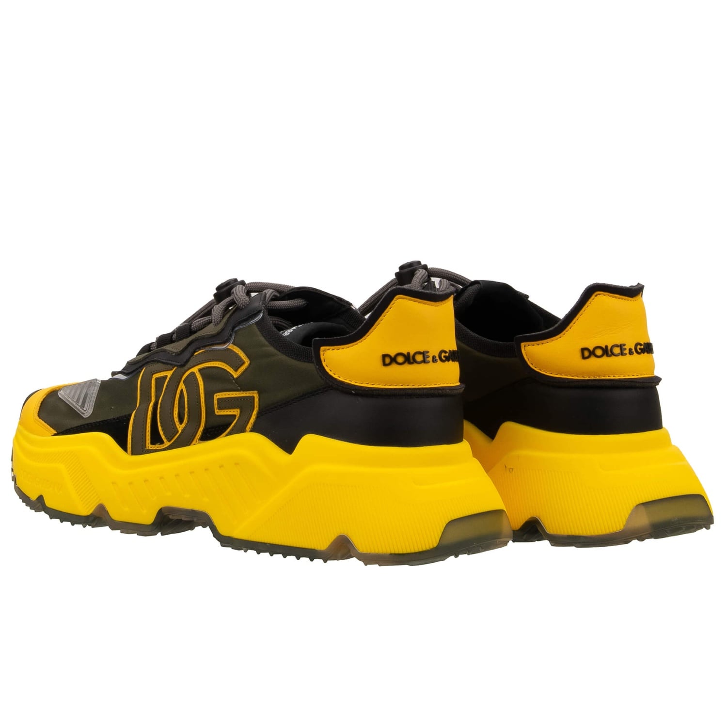 DOLCE & GABBANA DG Logo Low-Top Sneaker Shoes DAYMASTER Military 