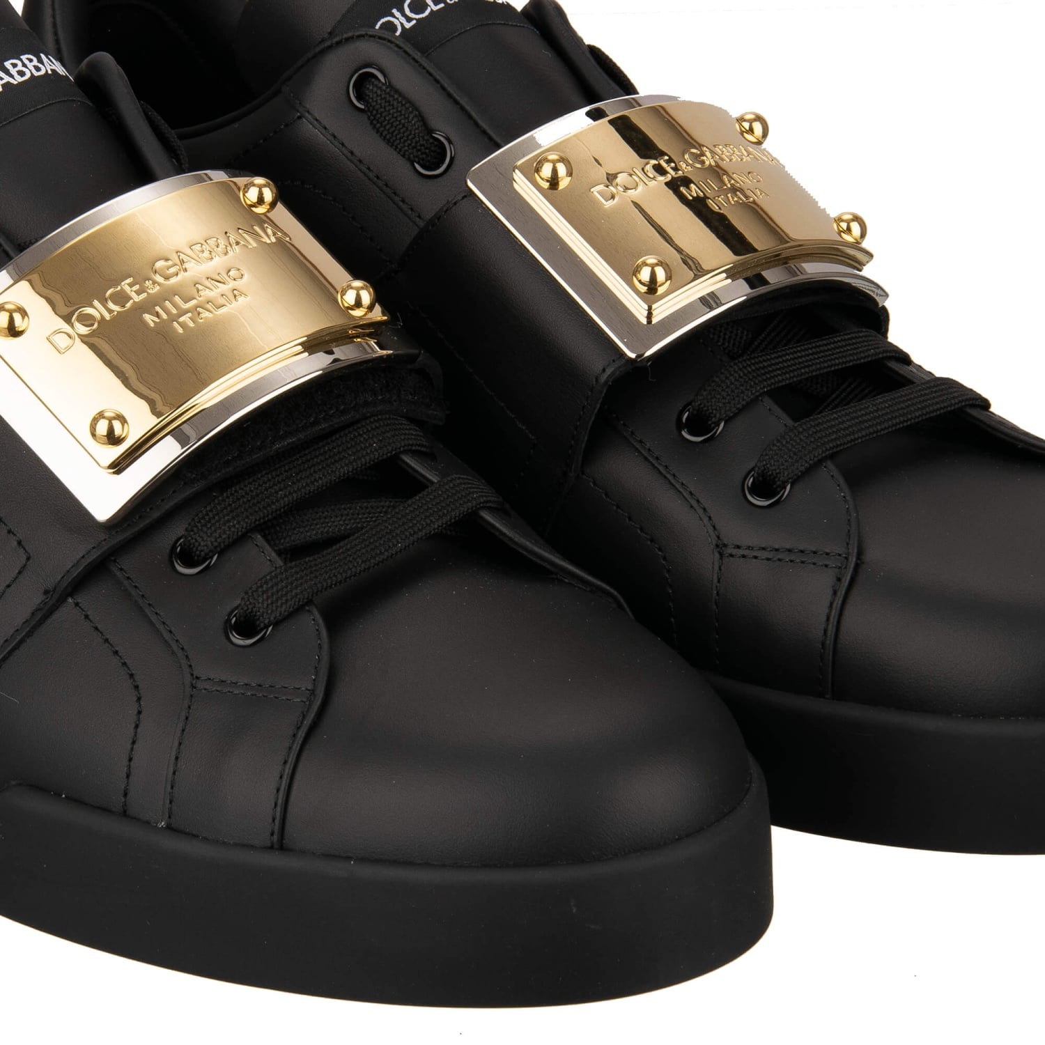 DOLCE & GABBANA Men DG Logo Plate Sneaker Shoes PORTOFINO  display picture 2