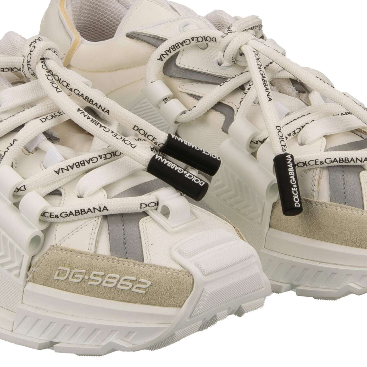 DG Logo Low-Top Sneaker SPACE Silver White 42.5 | 14066