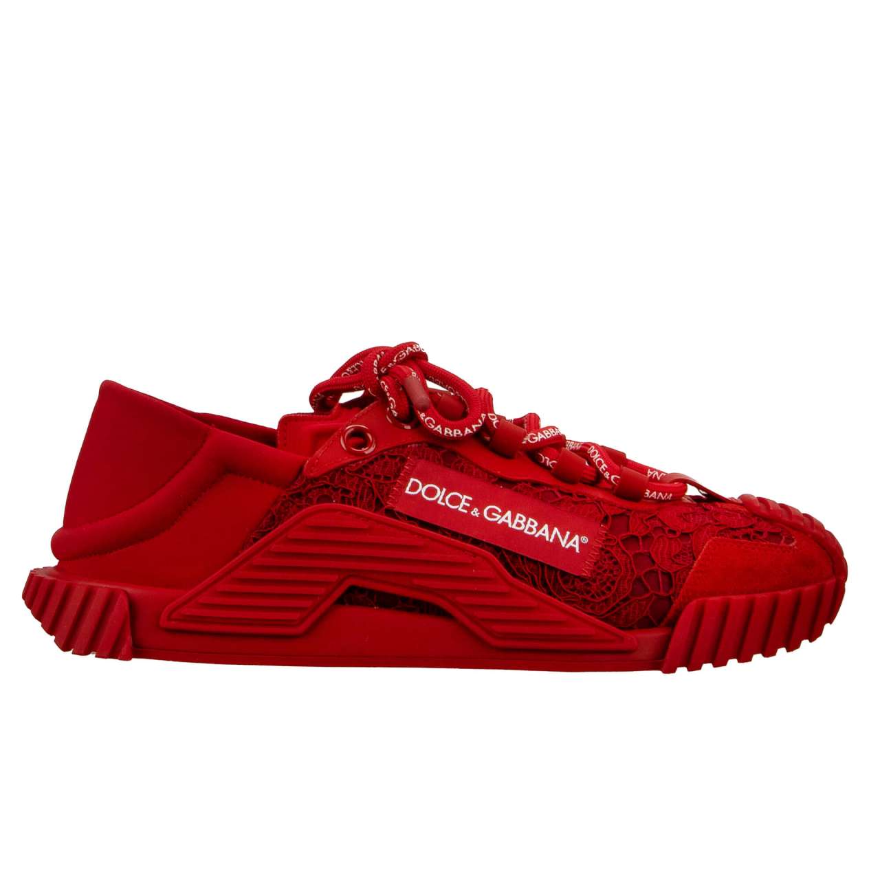 DG Logo Taormina Lace Sneaker NS1 Red | EUR 36 | 14102
