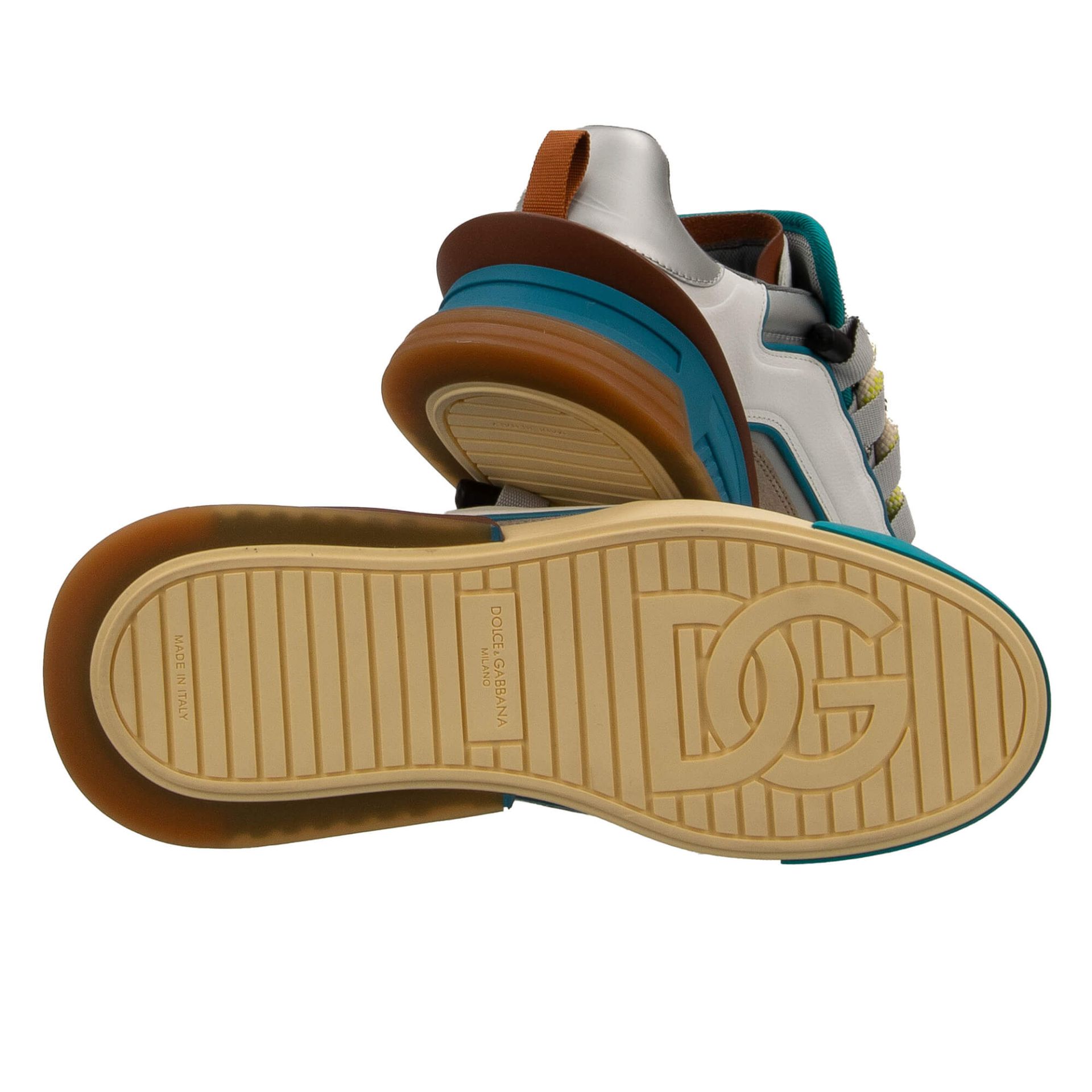 DOLCE GABBANA Men Sneakers CS2288 A3D24 8592 GREEN Dolce&Gabbana