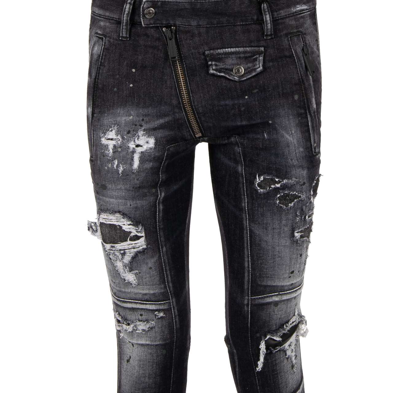 パンツ DSQUARED 2 Damage Long Painter Pants DSQUARED 2 Damage Long Painter Pants