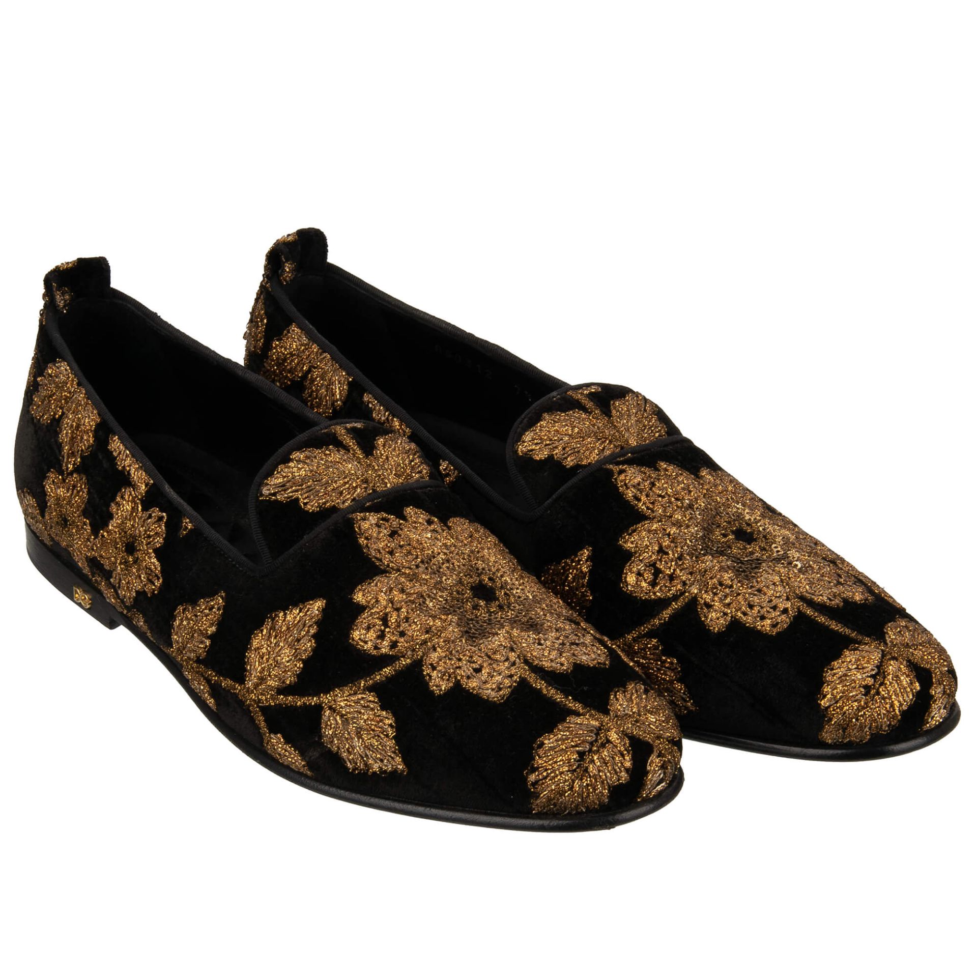 Dolce & Gabbana Beige Sequin Embroidery Dress Loafers Men\'s Shoes Dolce&Gabbana Men main image 2