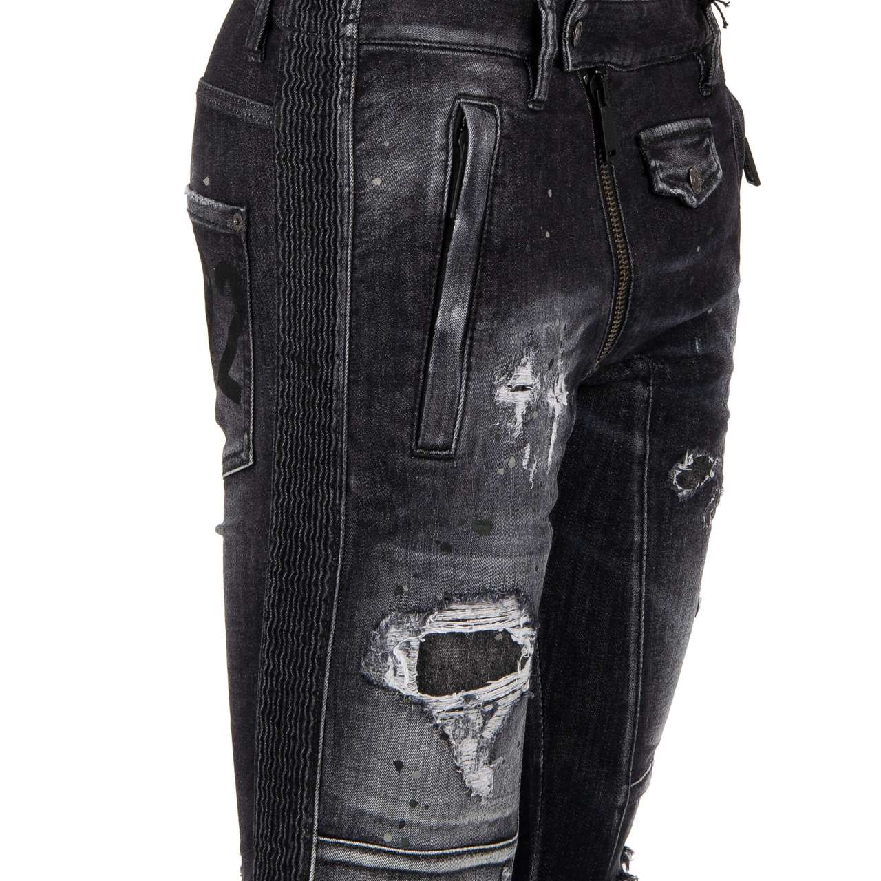 パンツ DSQUARED 2 Damage Long Painter Pants DSQUARED 2 Damage Long Painter Pants